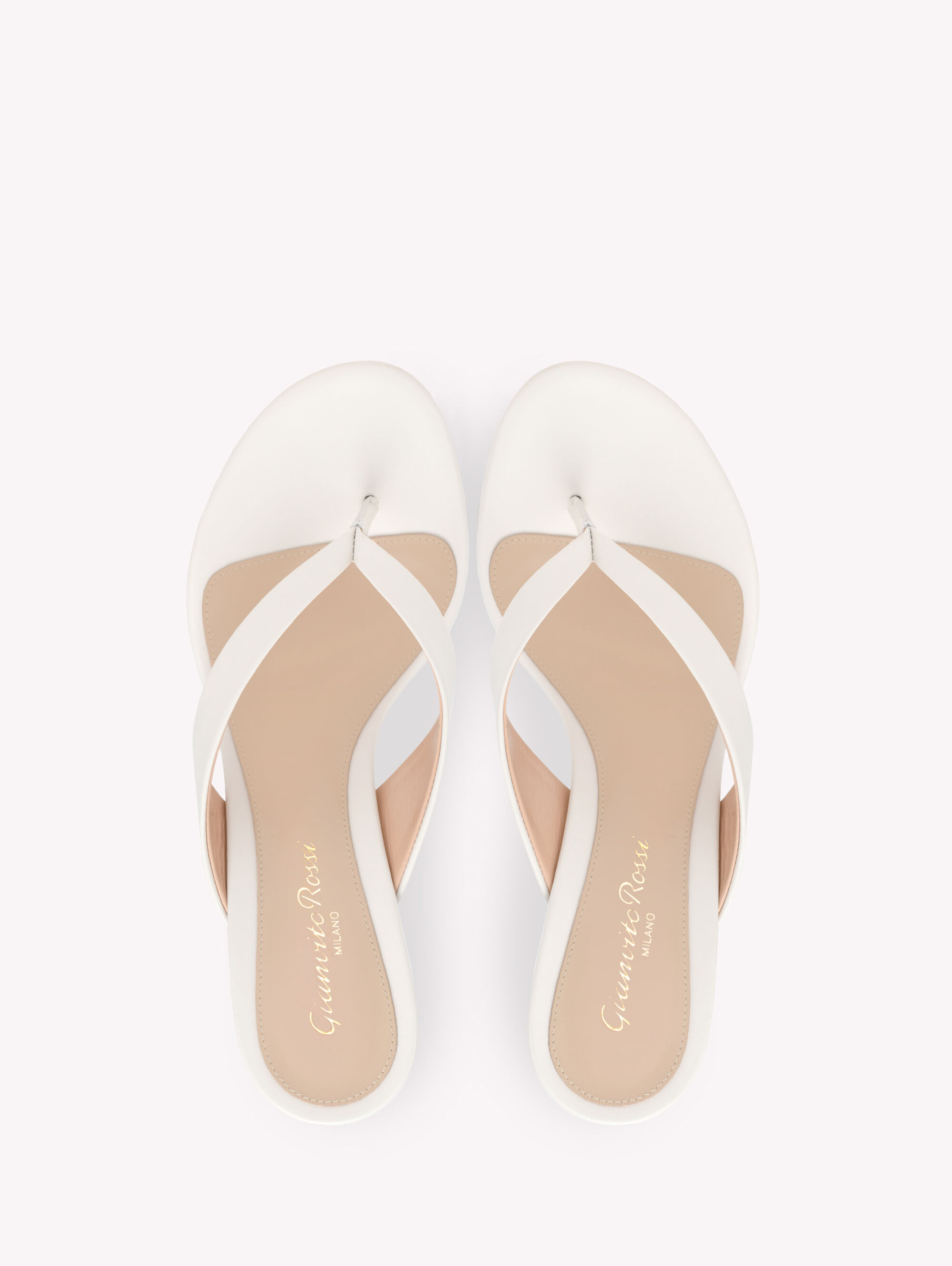 Sandals and Mules SOFIA THONG WHITE | Gianvito Rossi