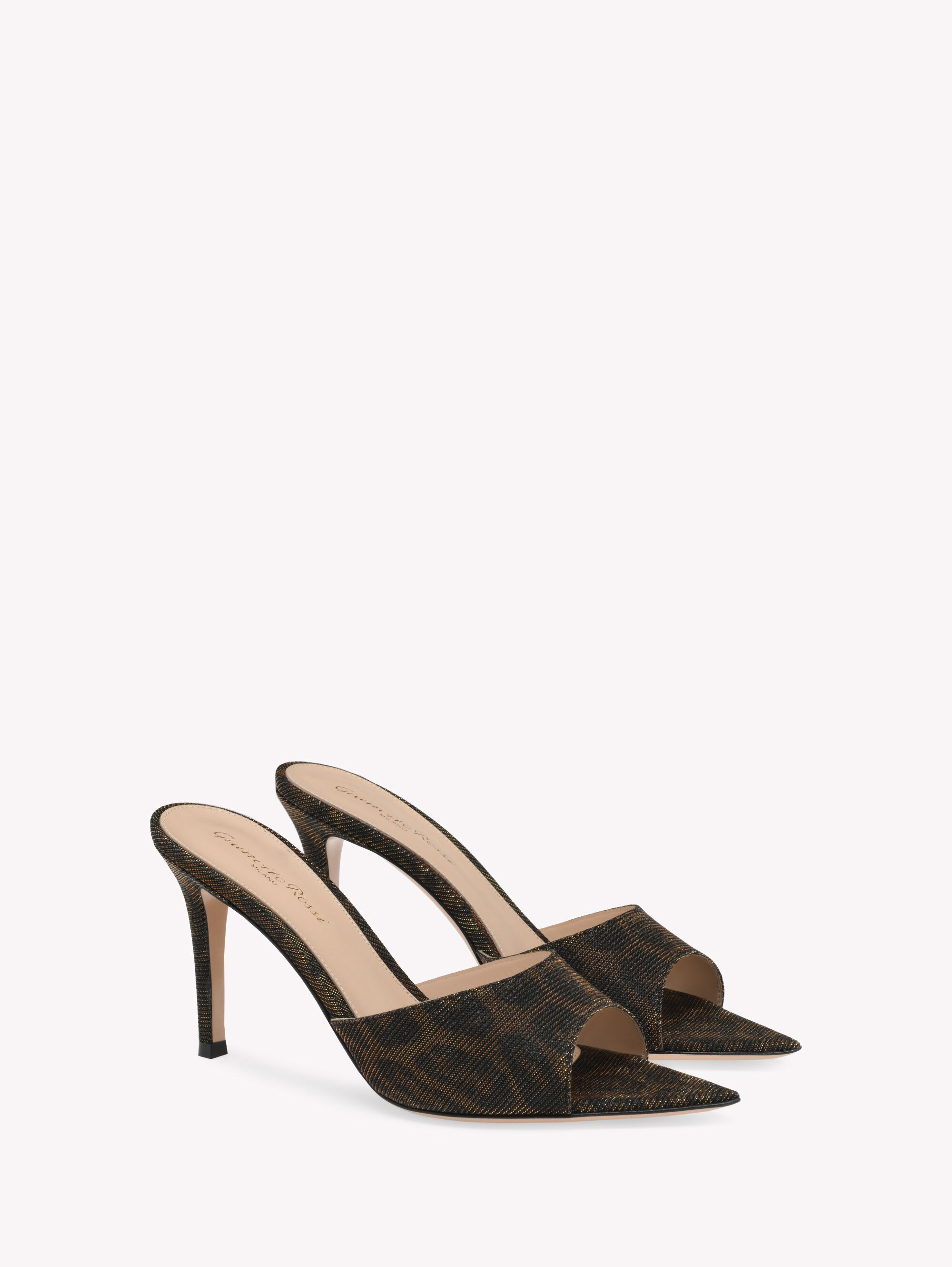 Gianvito rossi shop leopard mules