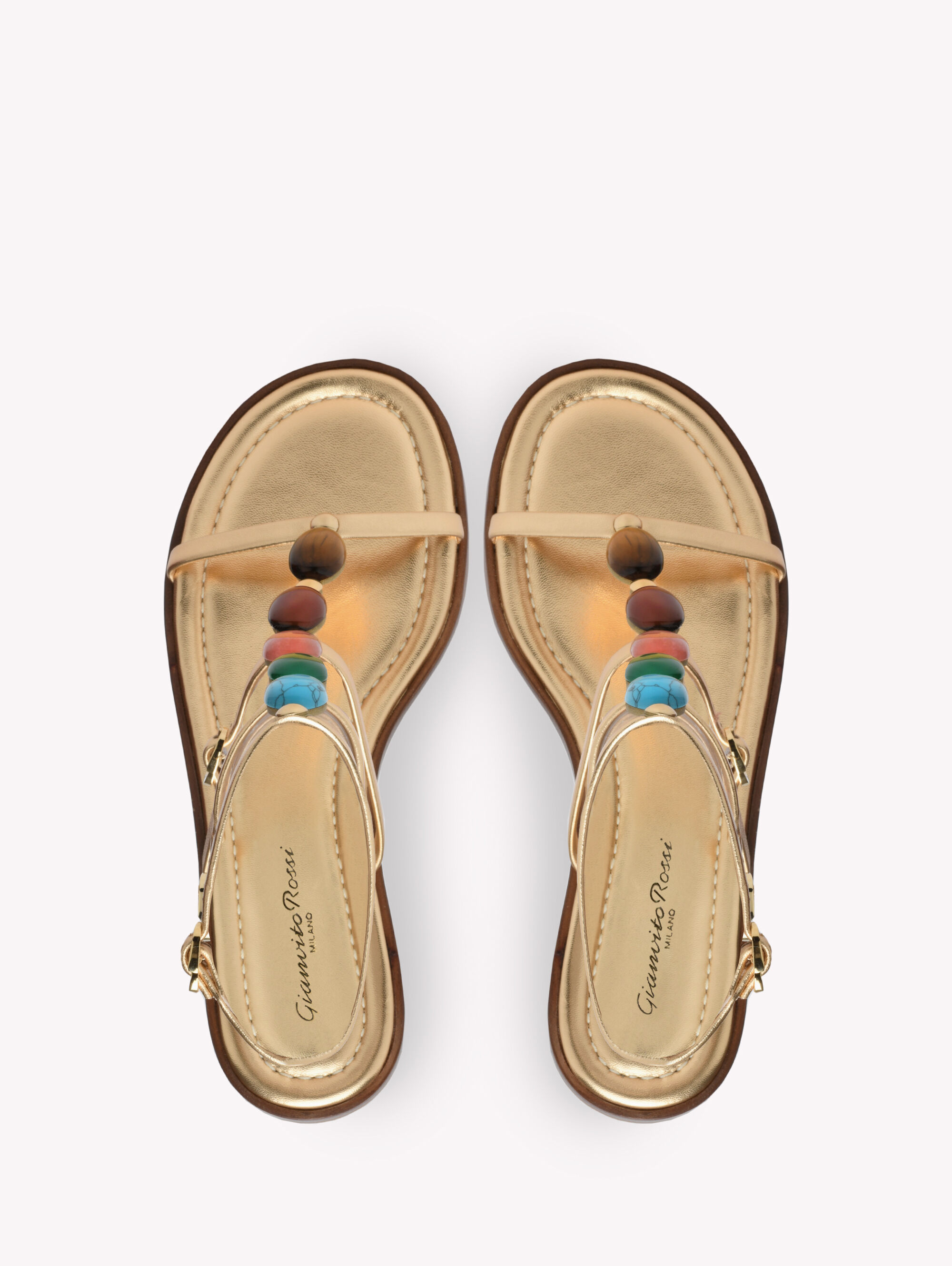 GIANVITO ROSSI/ジャンヴィト ロッシ METAL FLAT フラット
