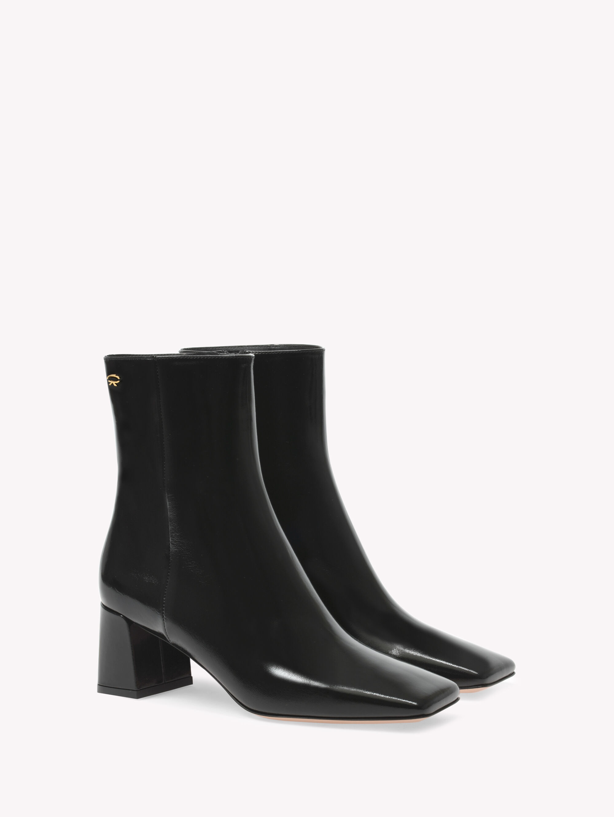 Gianvito rossi patent leather boots top