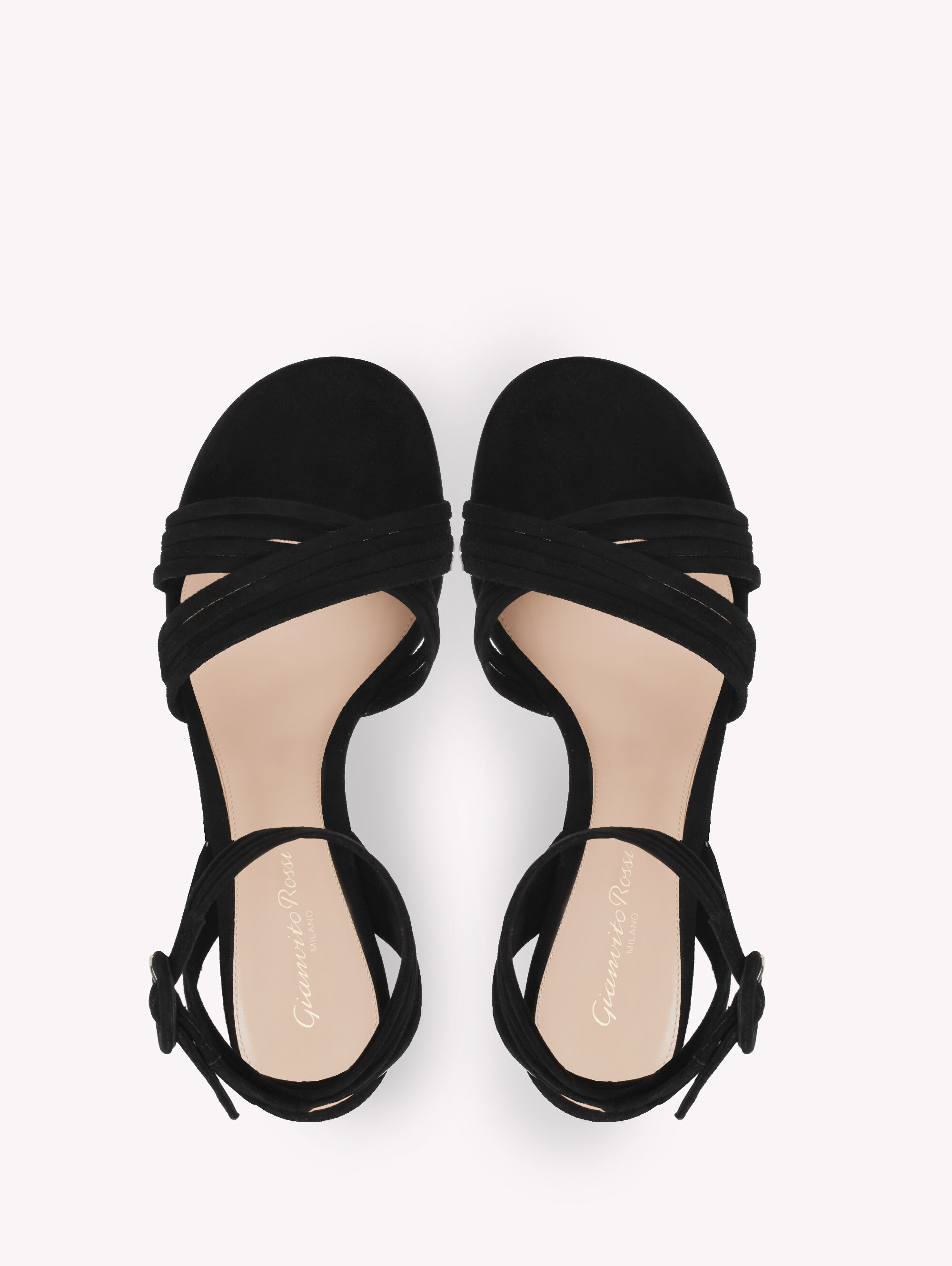 サンダル・ミュール Gianvito Rossi Black Nappa Leather Lianne Sandals GIANVITO ROSSI Lianne leather sandals | NET-A-PORTER