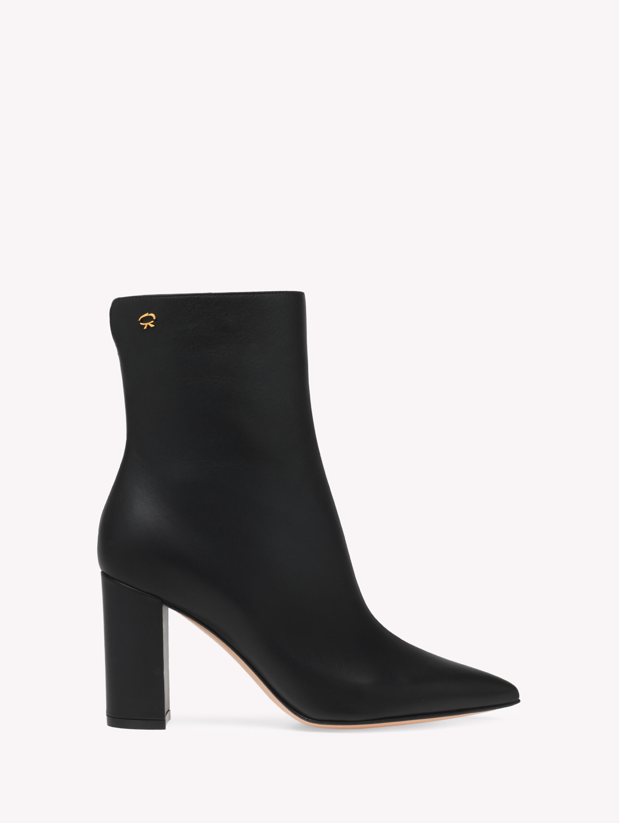 Black bootie stiletto heel cheap