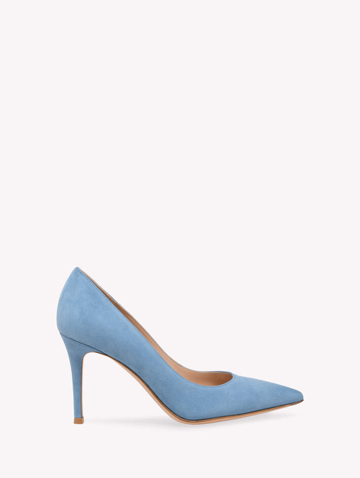 Gianvito Rossi ターコイズブルー パンプス（ジャンヴィトロッシのバイ 