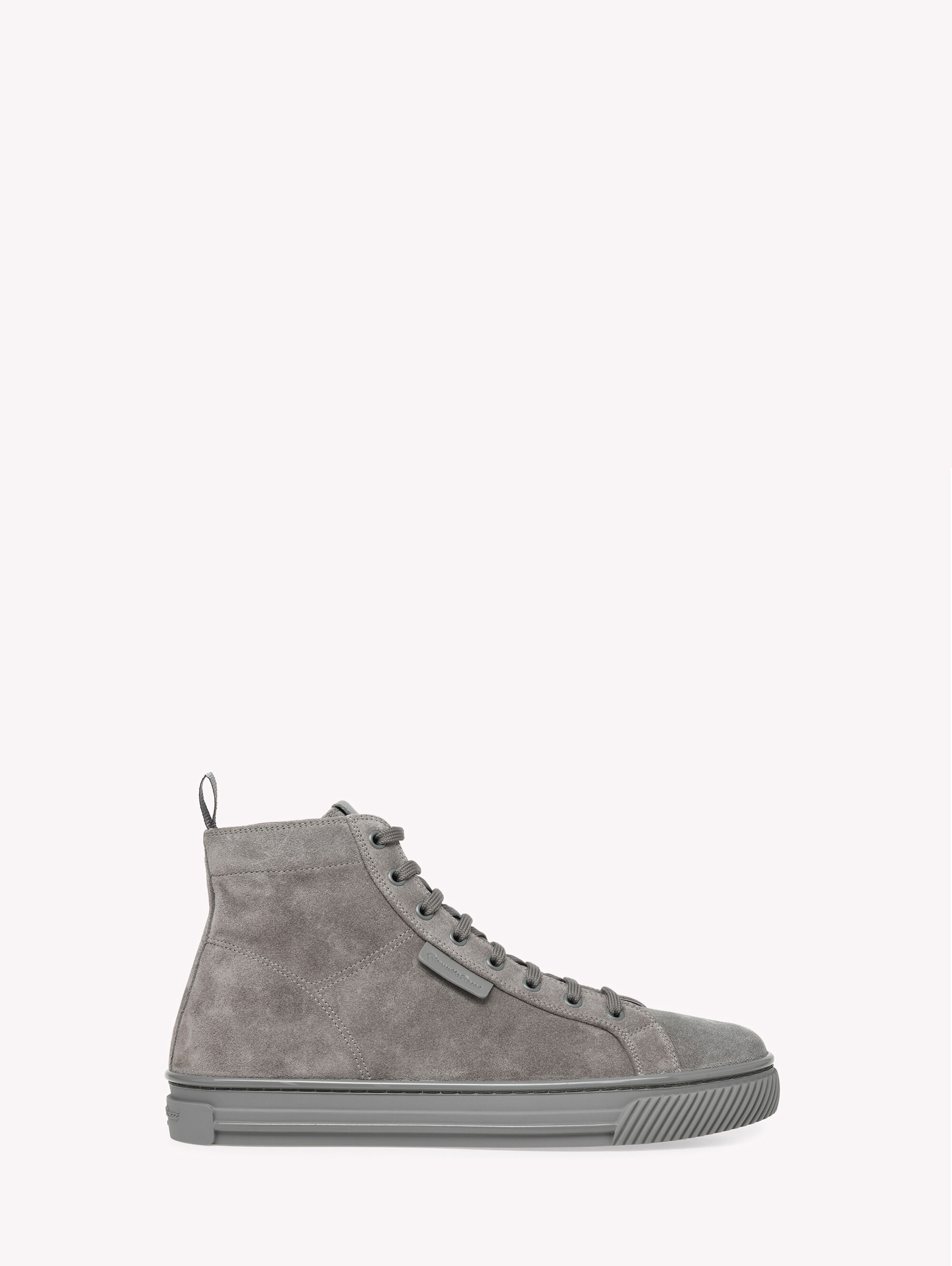 grey suede high tops