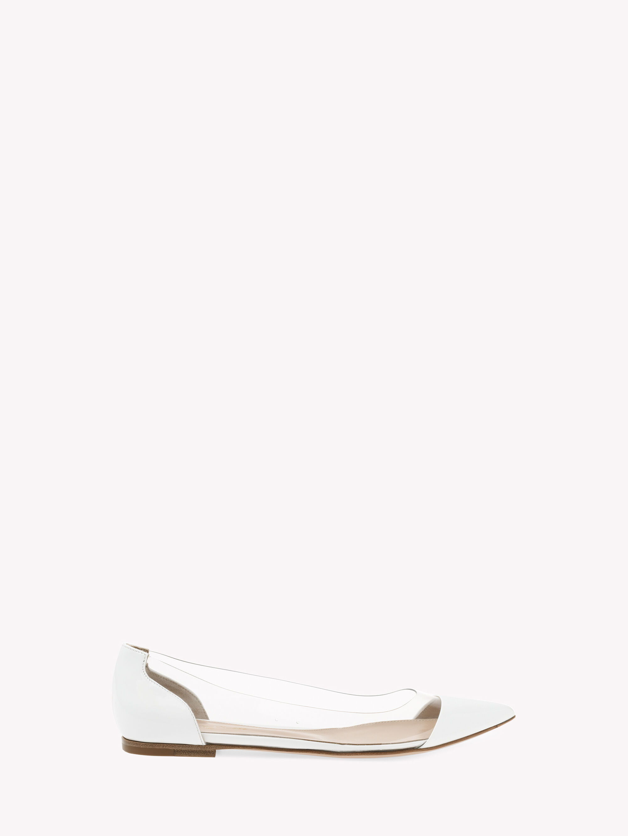 gianvito rossi plexi flat