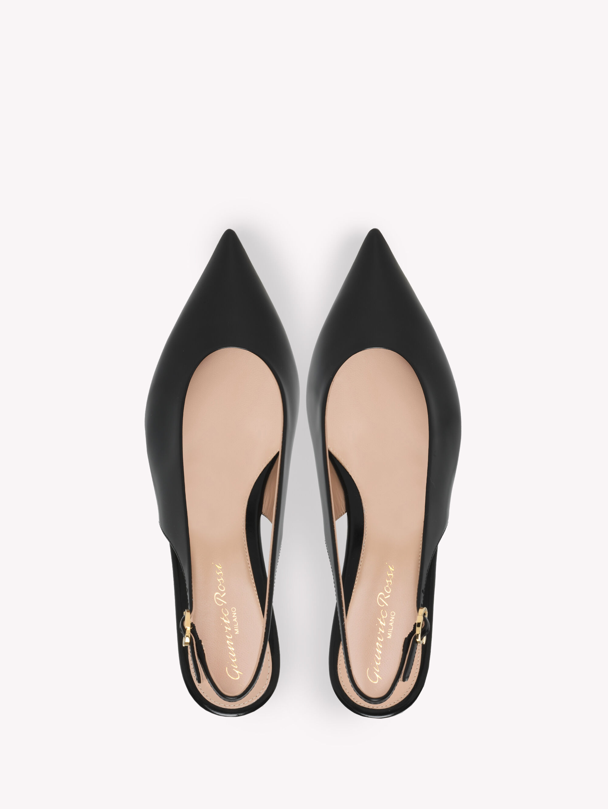 サンダル・ミュール Gianvito Rossi Black Suede High Slingback Robbie Black Robbie 45 suede slingback pumps | GIANVITO ROSSI | NET