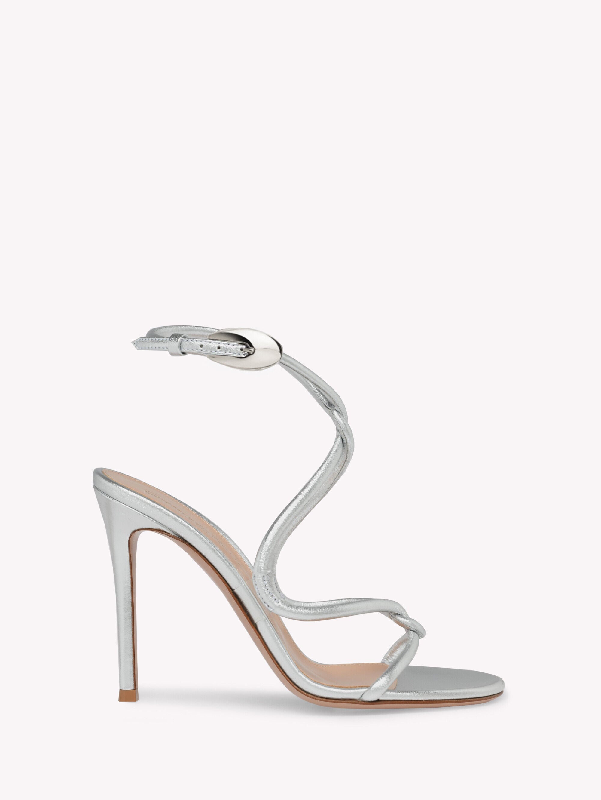 Sandals and Mules JUNGLE MAMBA SILVER | Gianvito Rossi
