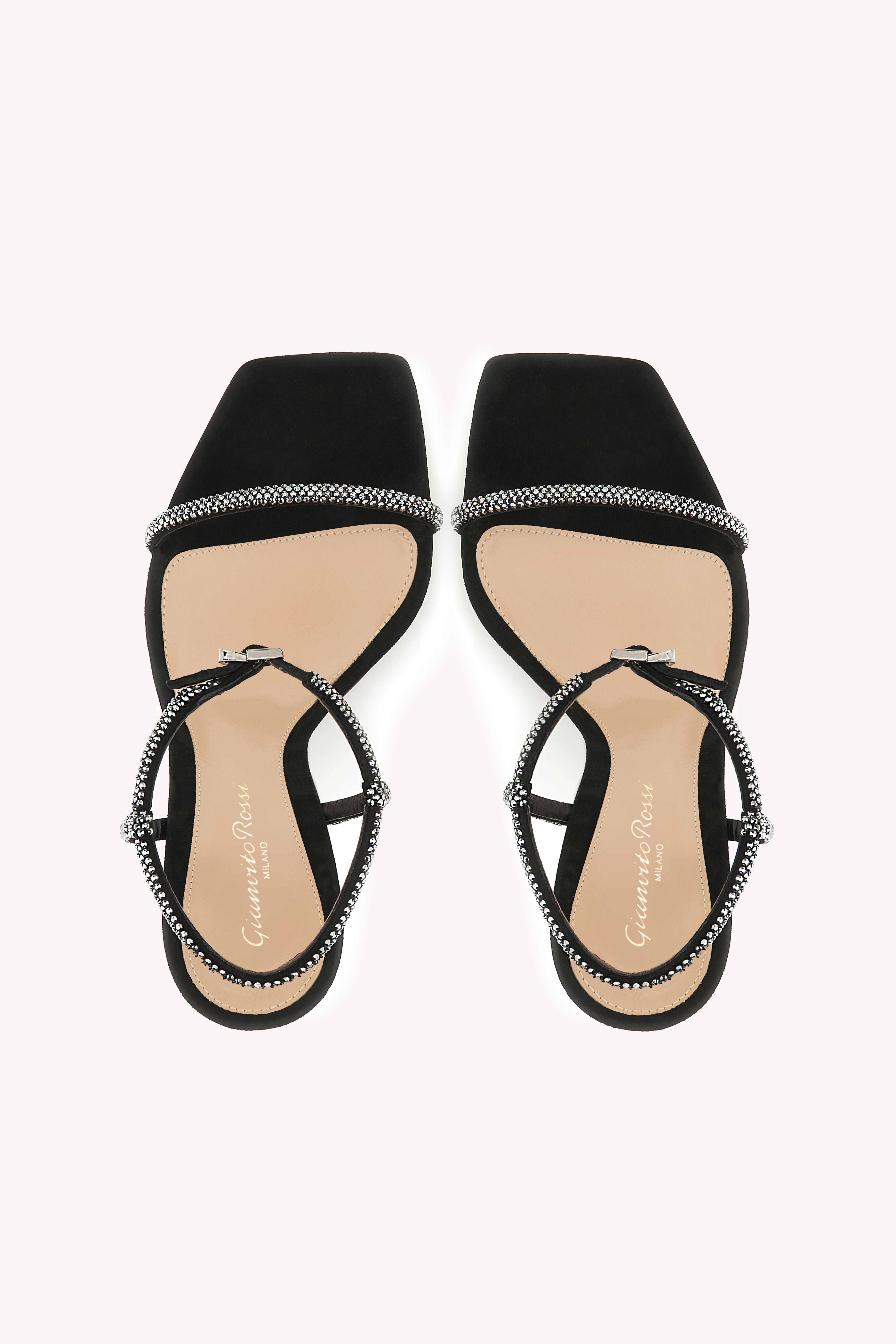 Sandals and Mules MAYFAIR CRYSTAL Black | Gianvito Rossi