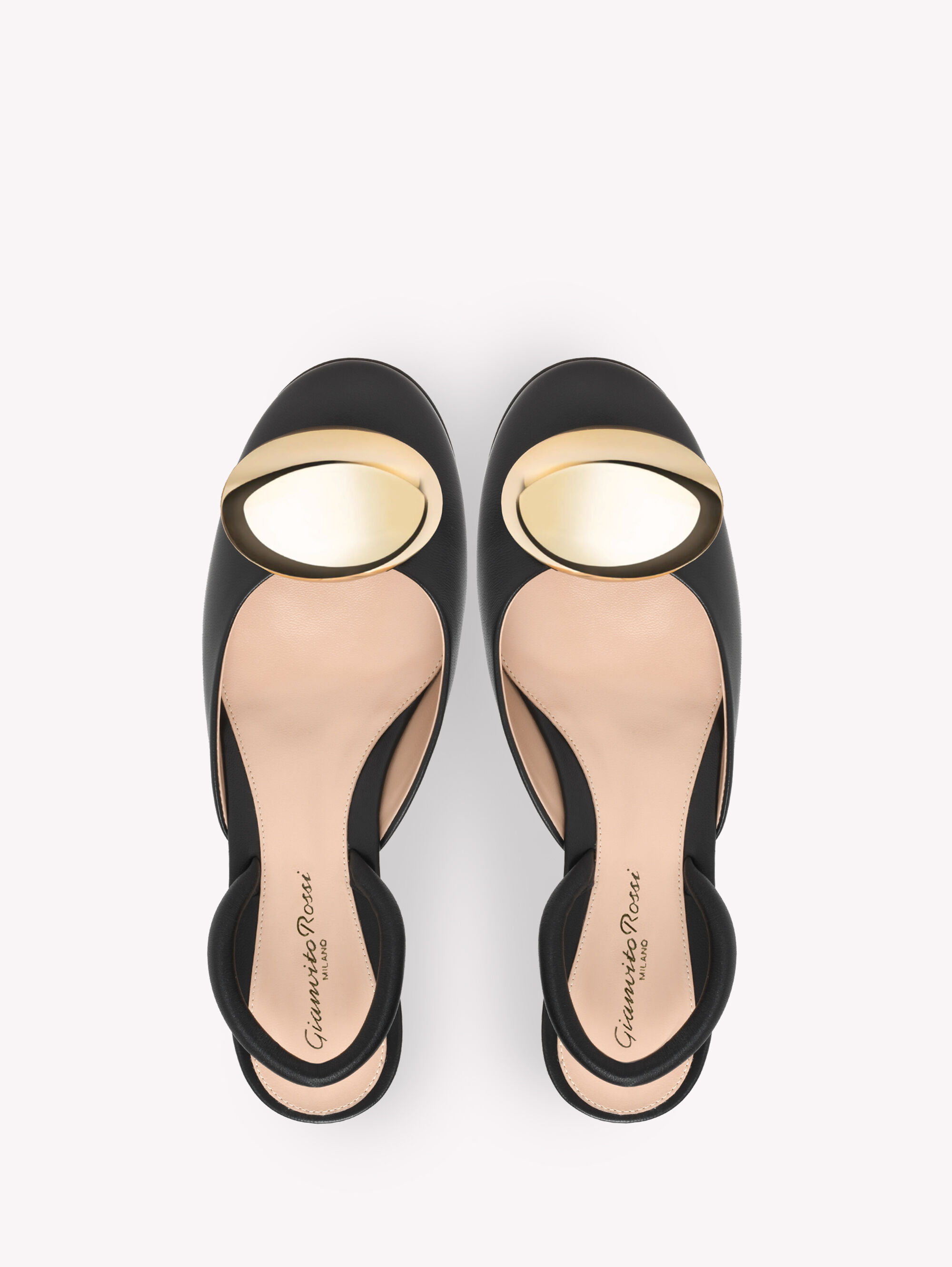 Padded Patent Knot Pump in Rouge