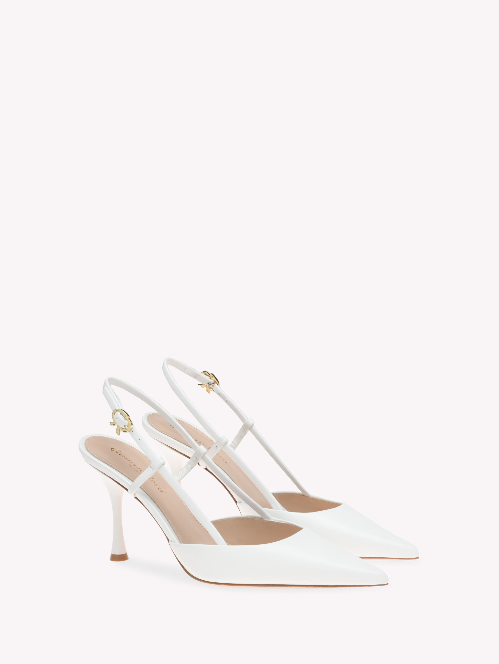 Gianvito rossi top white slingback
