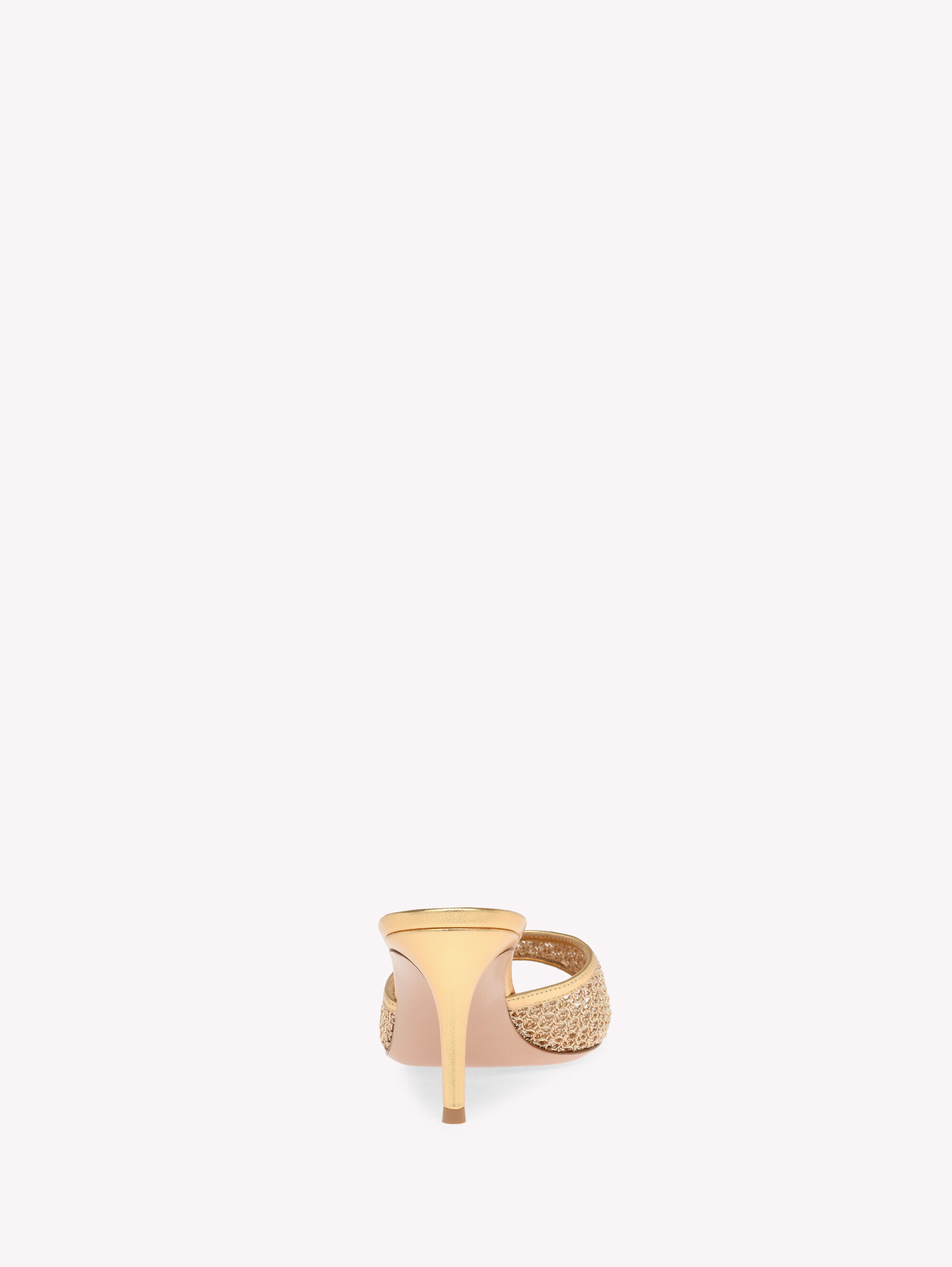 Sandals and Mules DOROTEA MULE 70 GOLD | Gianvito Rossi