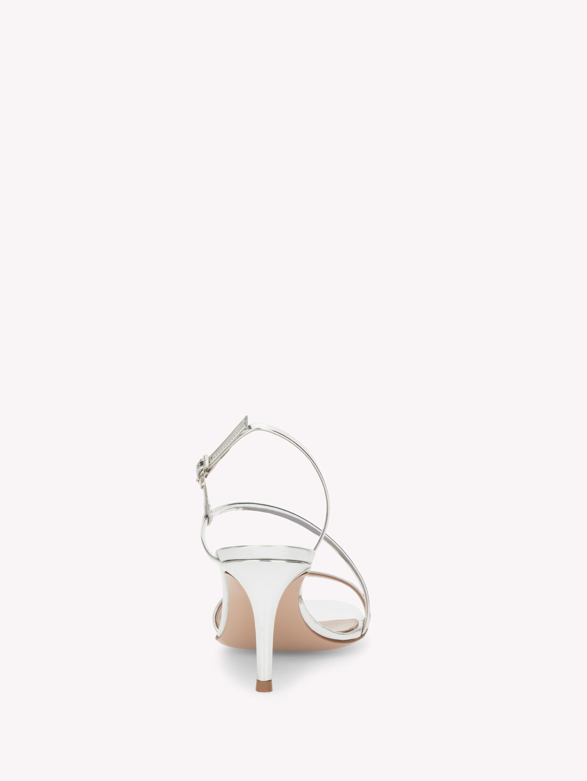 Sandals and Mules MANHATTAN 70 SILVER | Gianvito Rossi