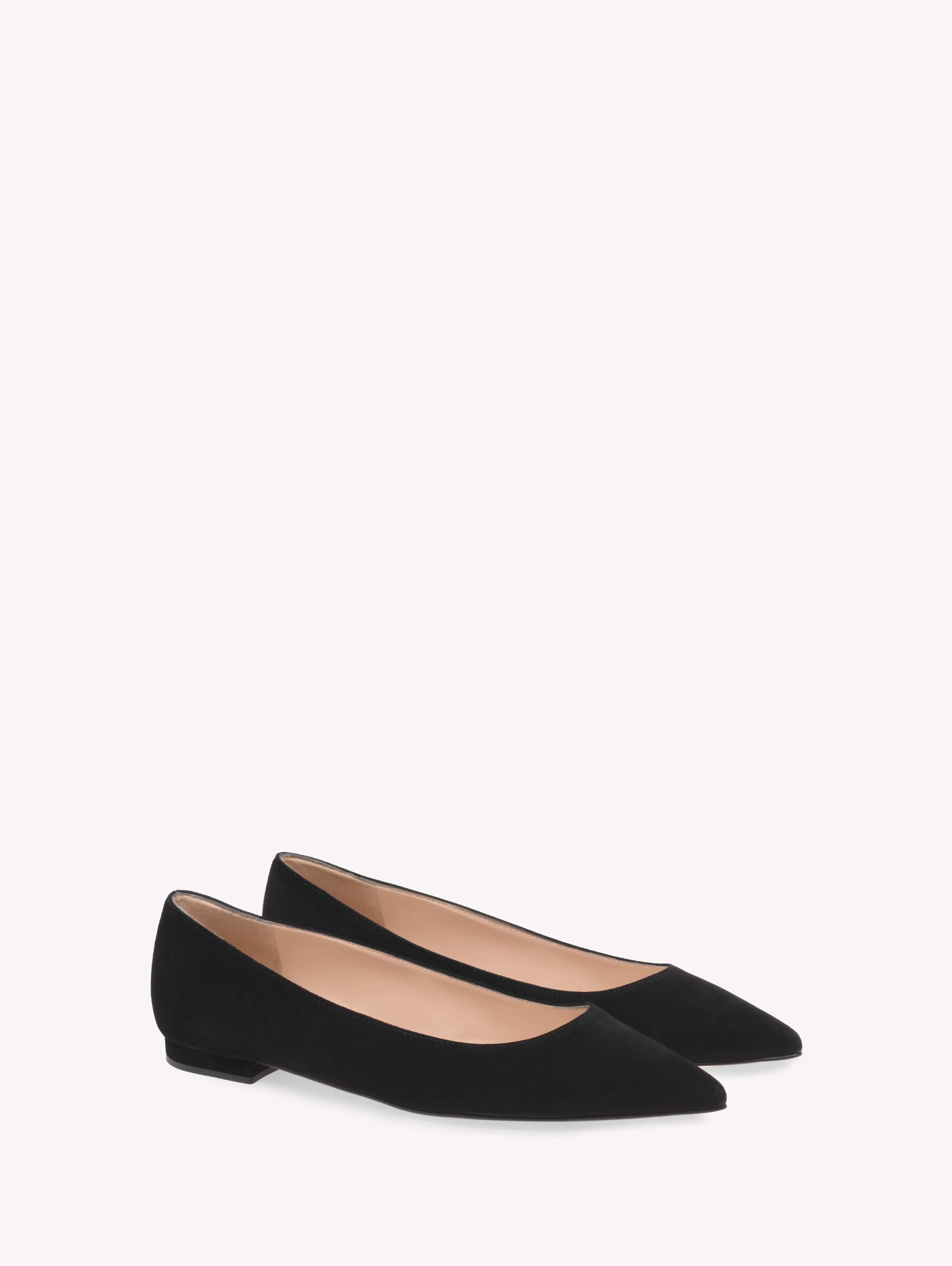 Gianvito Rossi Milano ブラック フラットシューズ Loafers and Ballerinas GIANVITO FLAT BLACK | Gianvito Rossi