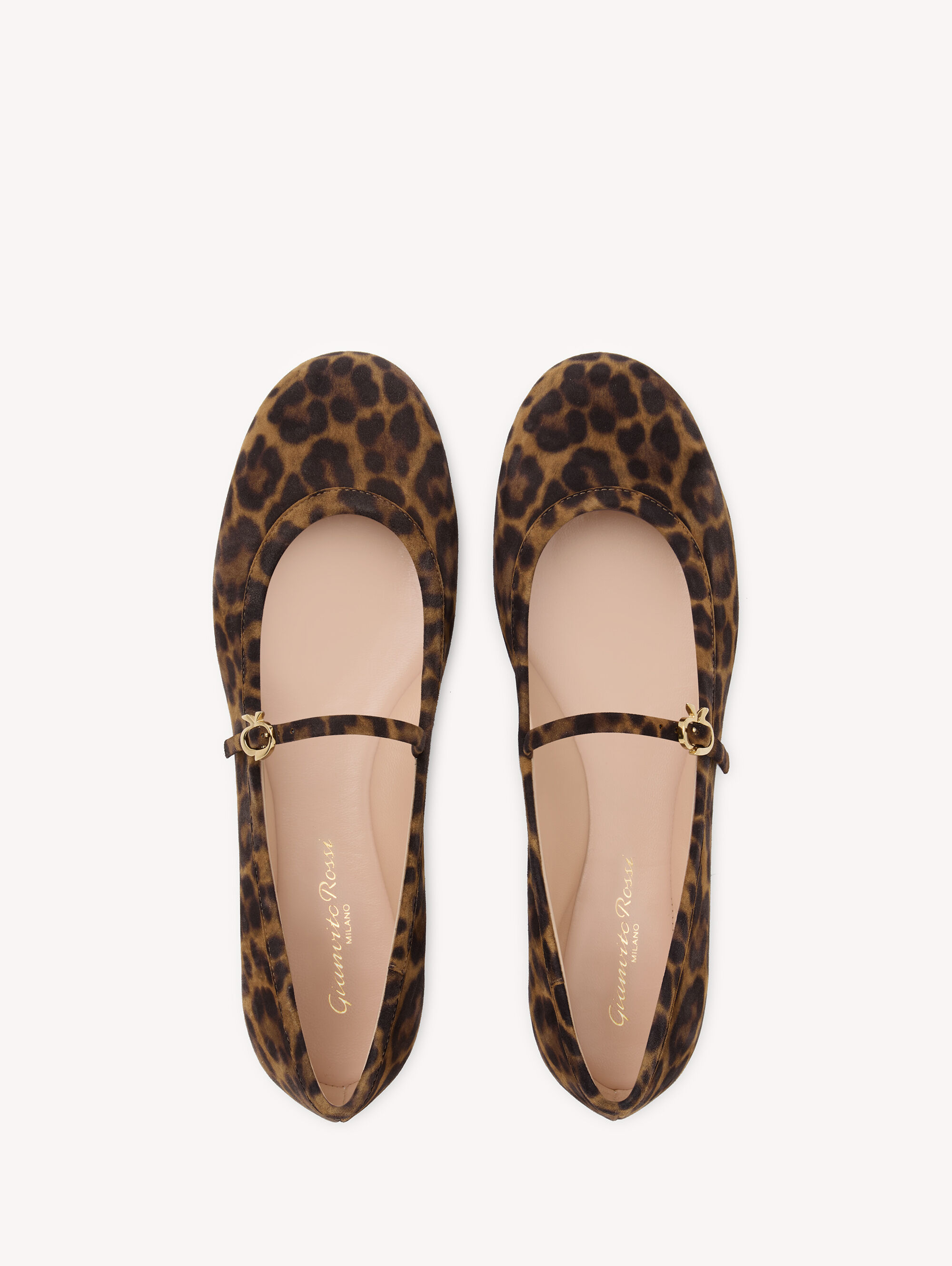 Gianvito Rossi レオパードメリージェーンシューズ
