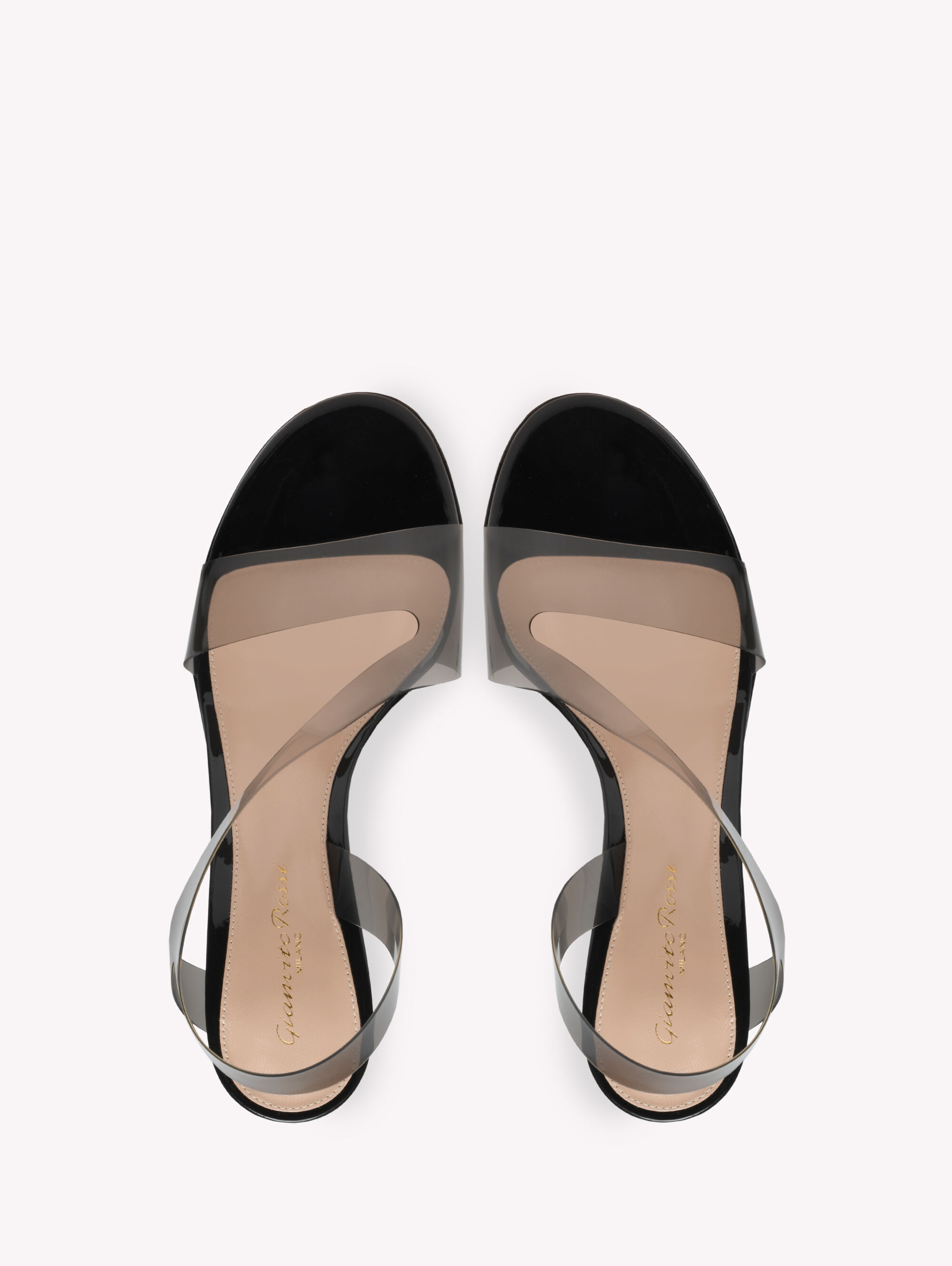 Gianvito rossi transparent strap sandals on sale