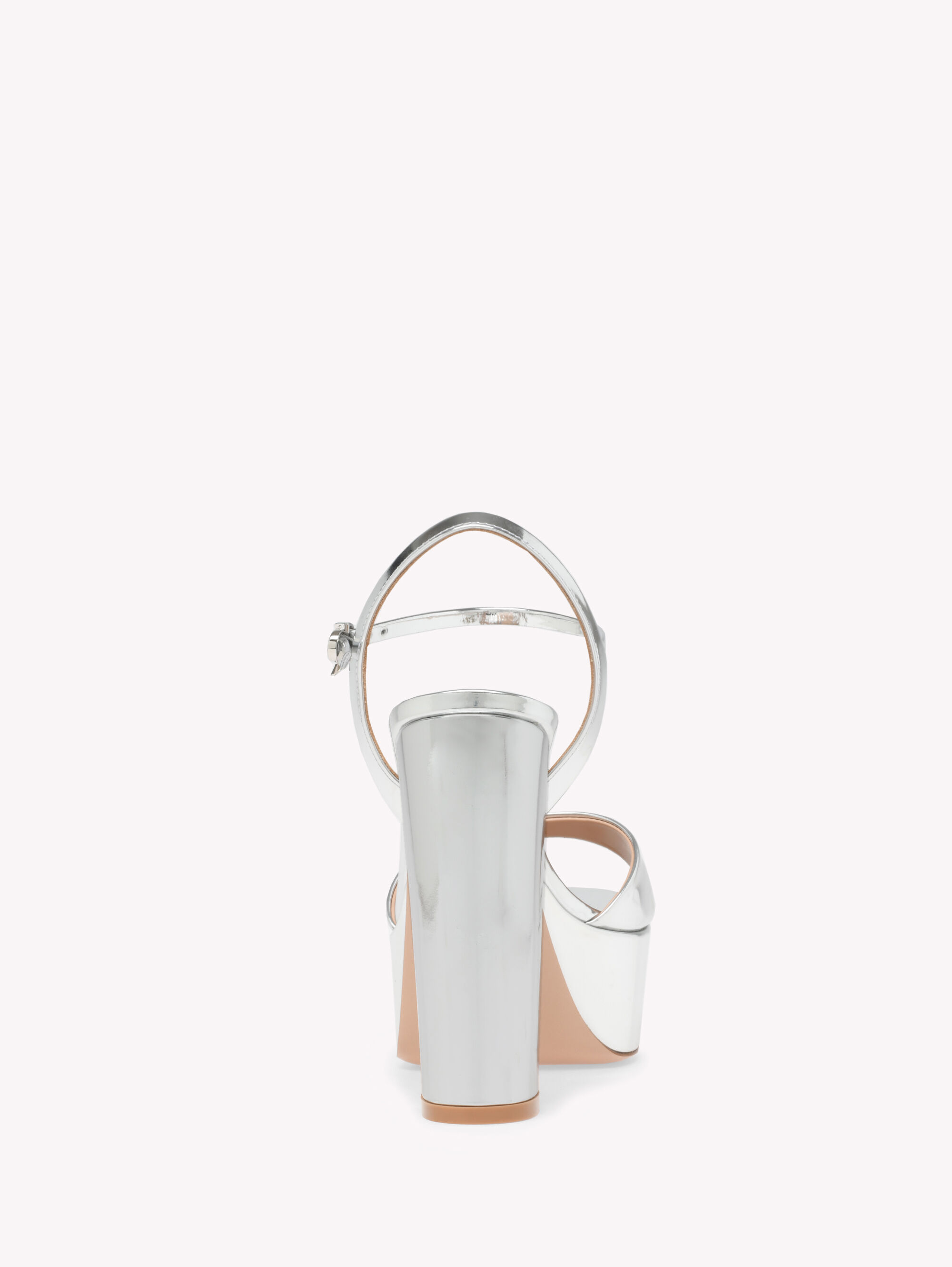 【Gianvito Rossi】ジャンヴィト・ロッシ／MARLENA Gianvito Rossi: Silver Marlena Heeled Sandals | SSENSE