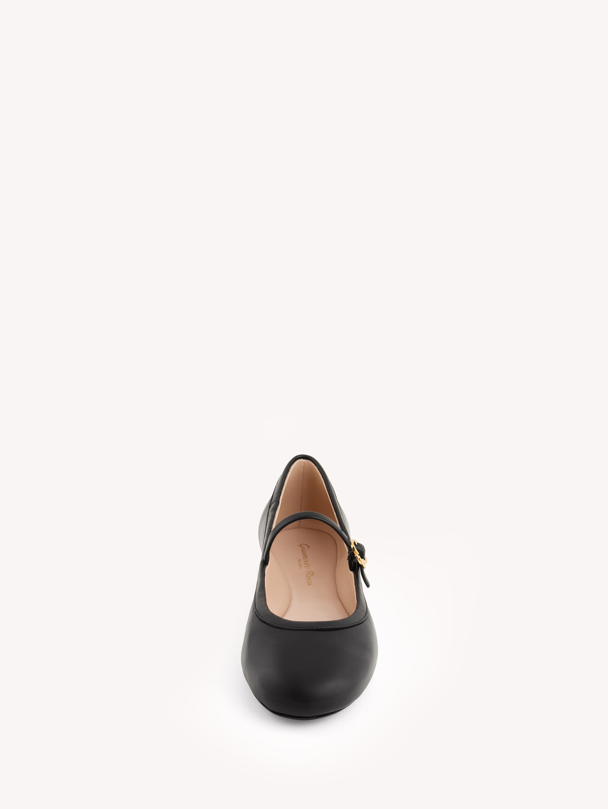 Gianvito Rossi ジャンヴィトロッシ バレエシューズ CARLA G22223 05GOM NAP レディース メリージェーン レザー  フラットシューズ 靴 BLACK | インポートセレクトmusee