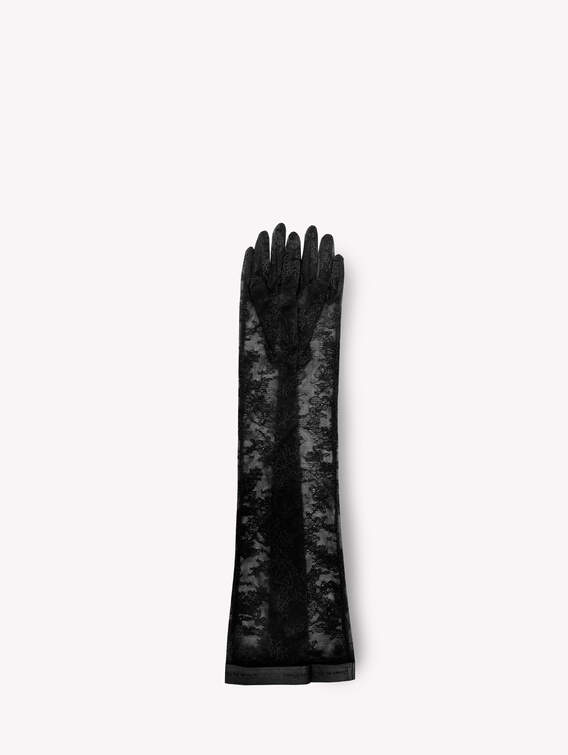 Gucci Lace Gloves in White