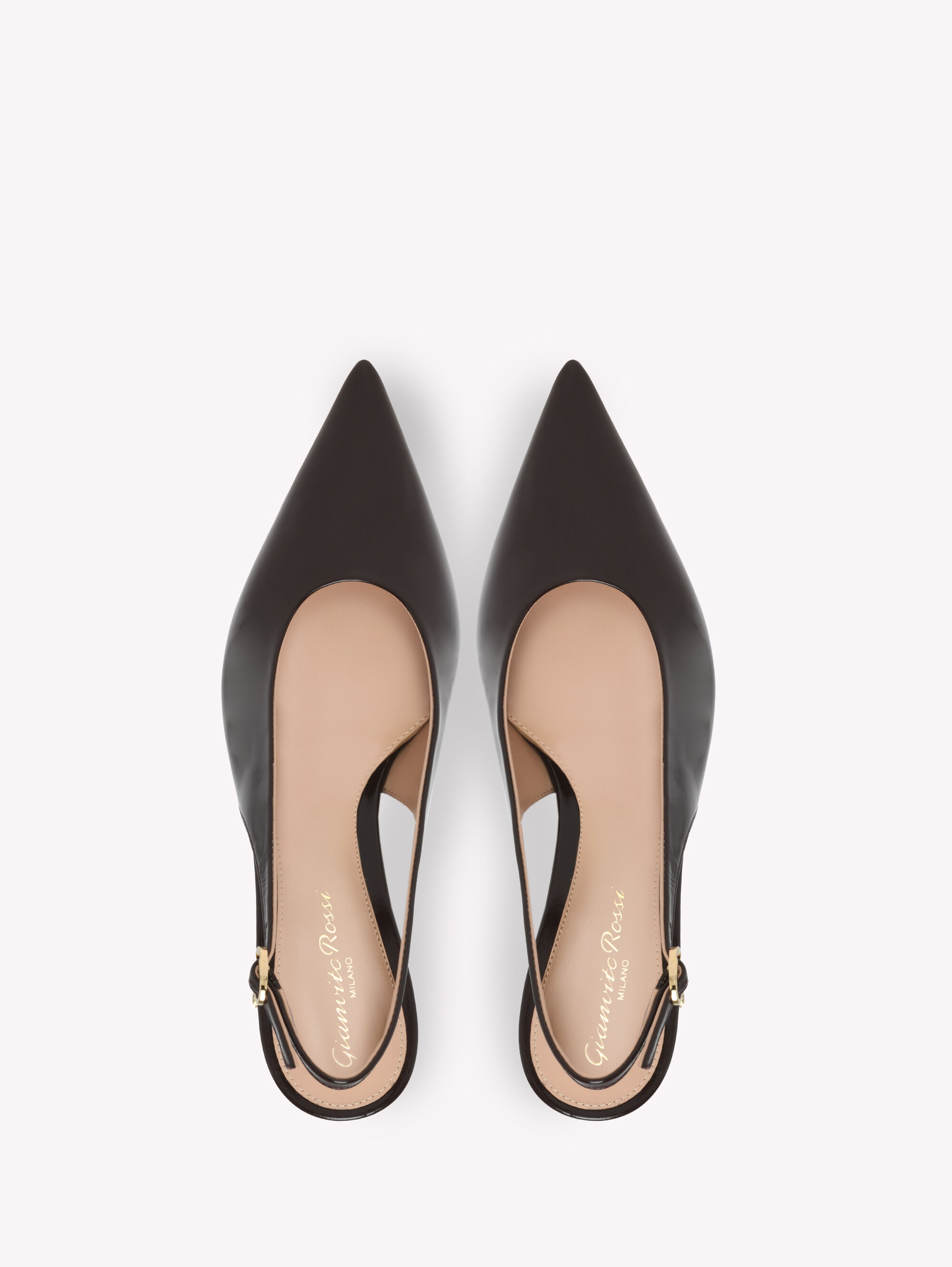 サンダル・ミュール Gianvito Rossi SS25 (G95538 55RICALMONDLEOPARDPRINT) Slingback ROBBIE SLING 55 | Gianvito Rossi