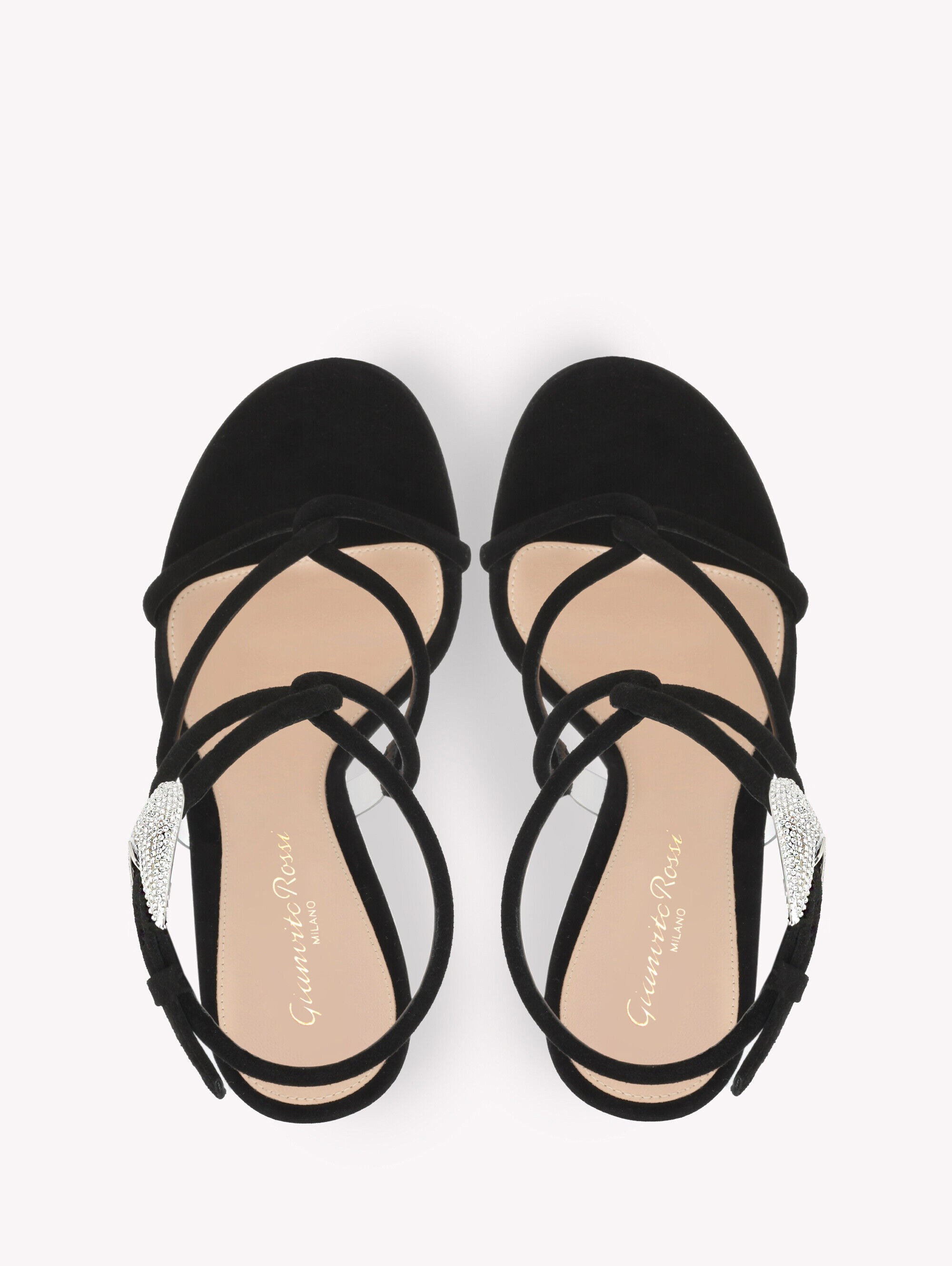 Sandals and Mules MAMBA CRYSTAL BLACK | Gianvito Rossi
