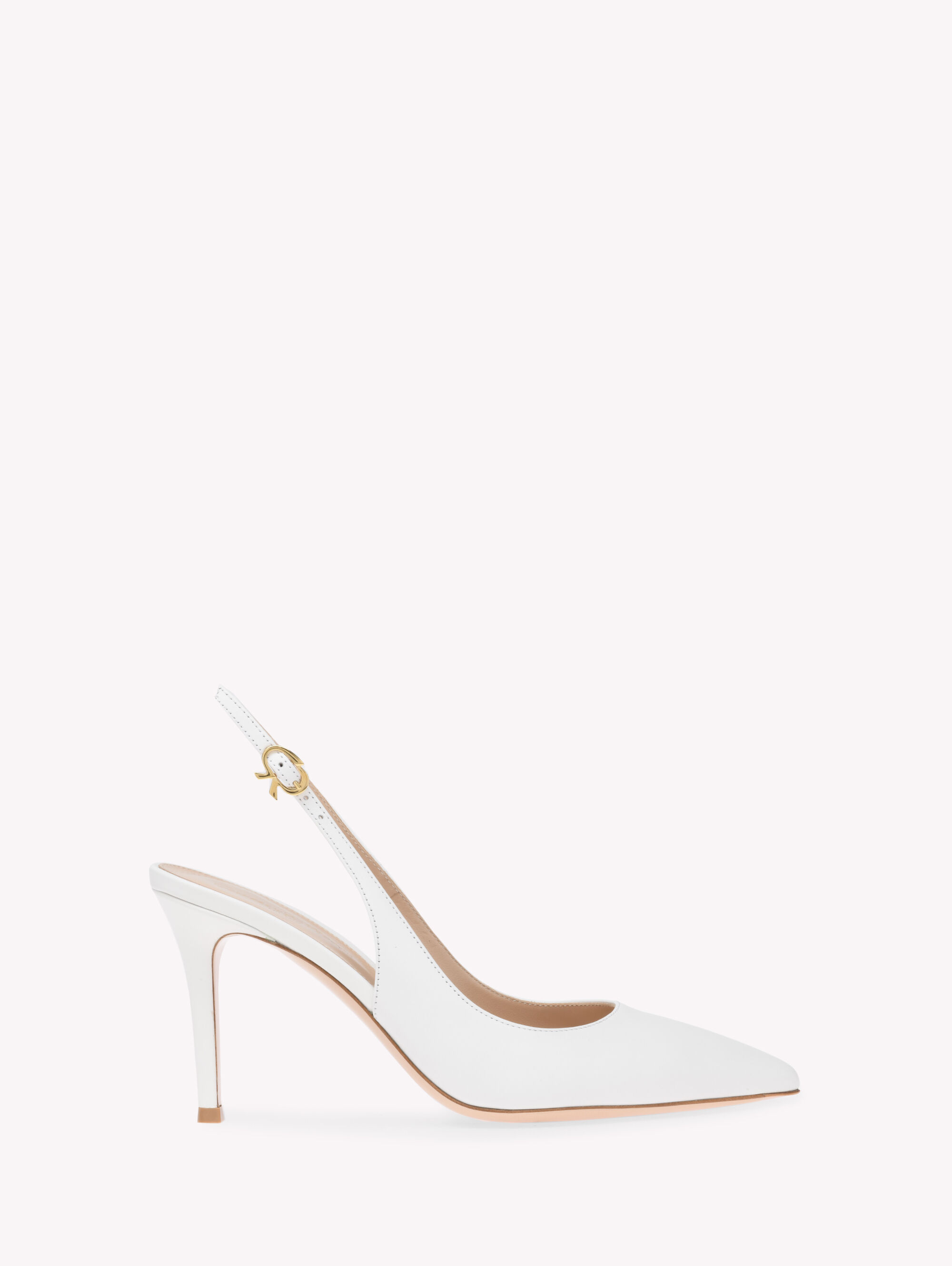 Gianvito rossi top white slingback