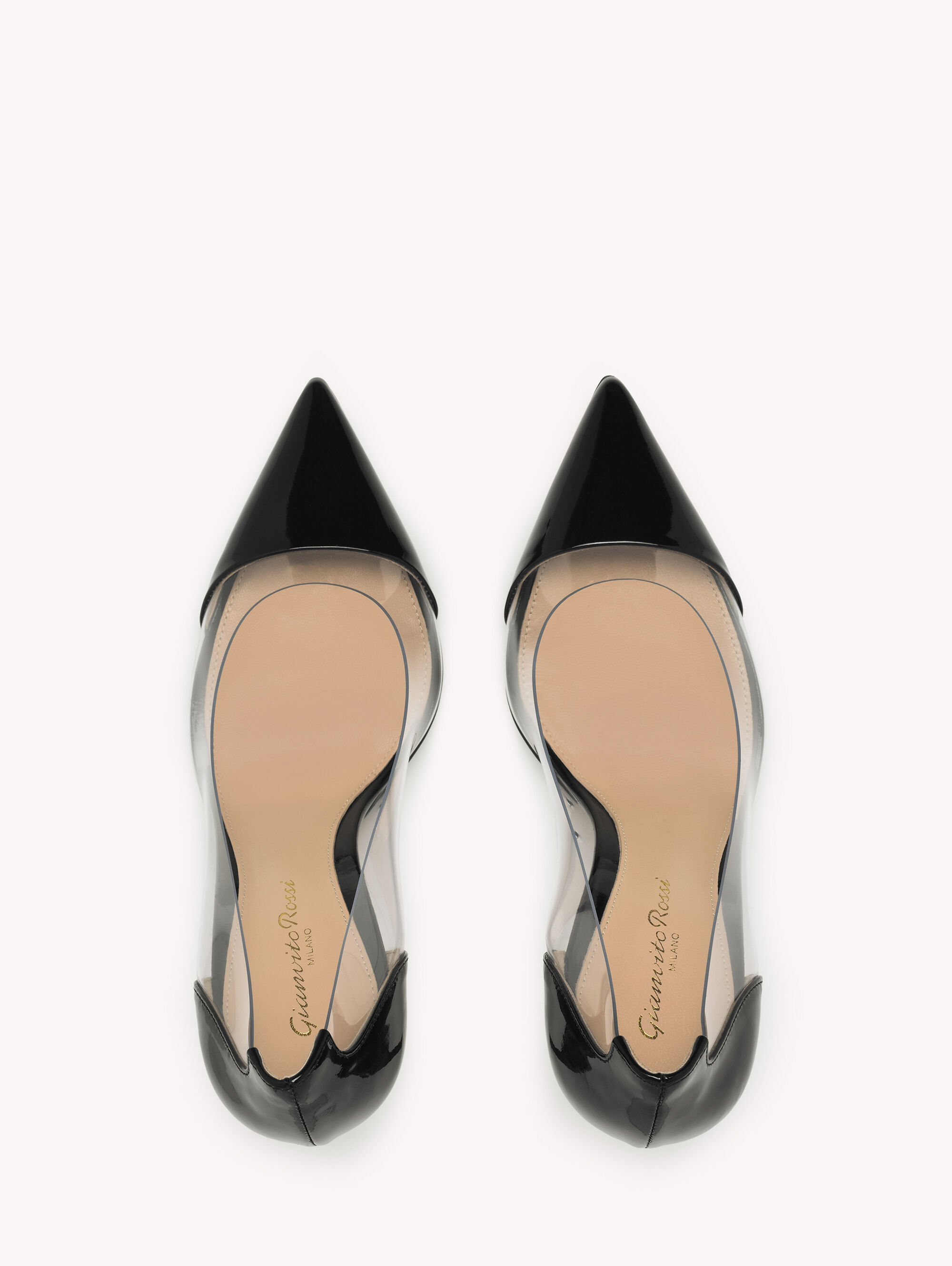 gianvito rossi plexi booties