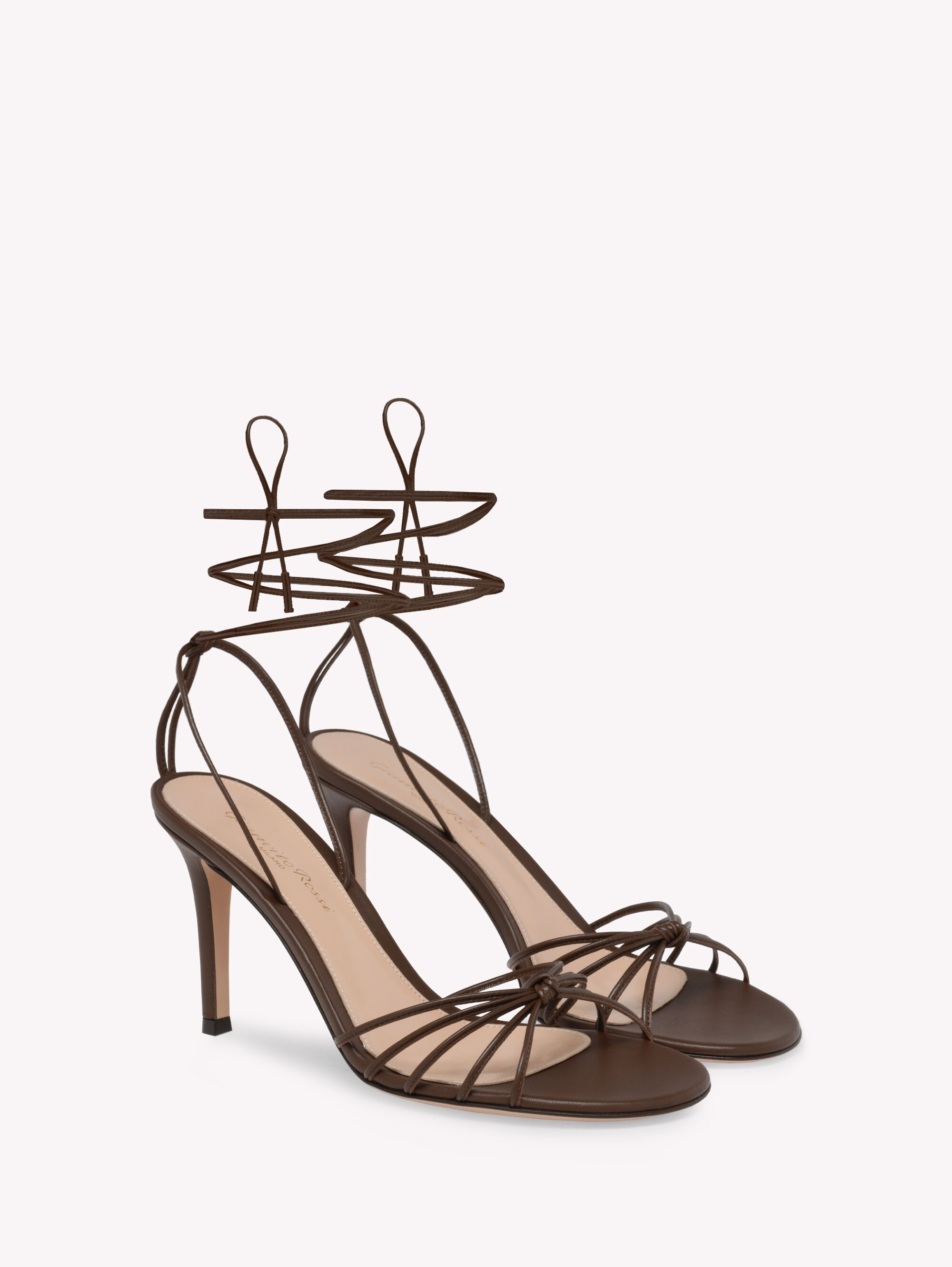 Sandals and Mules GWYNETH 85 BROWN | Gianvito Rossi