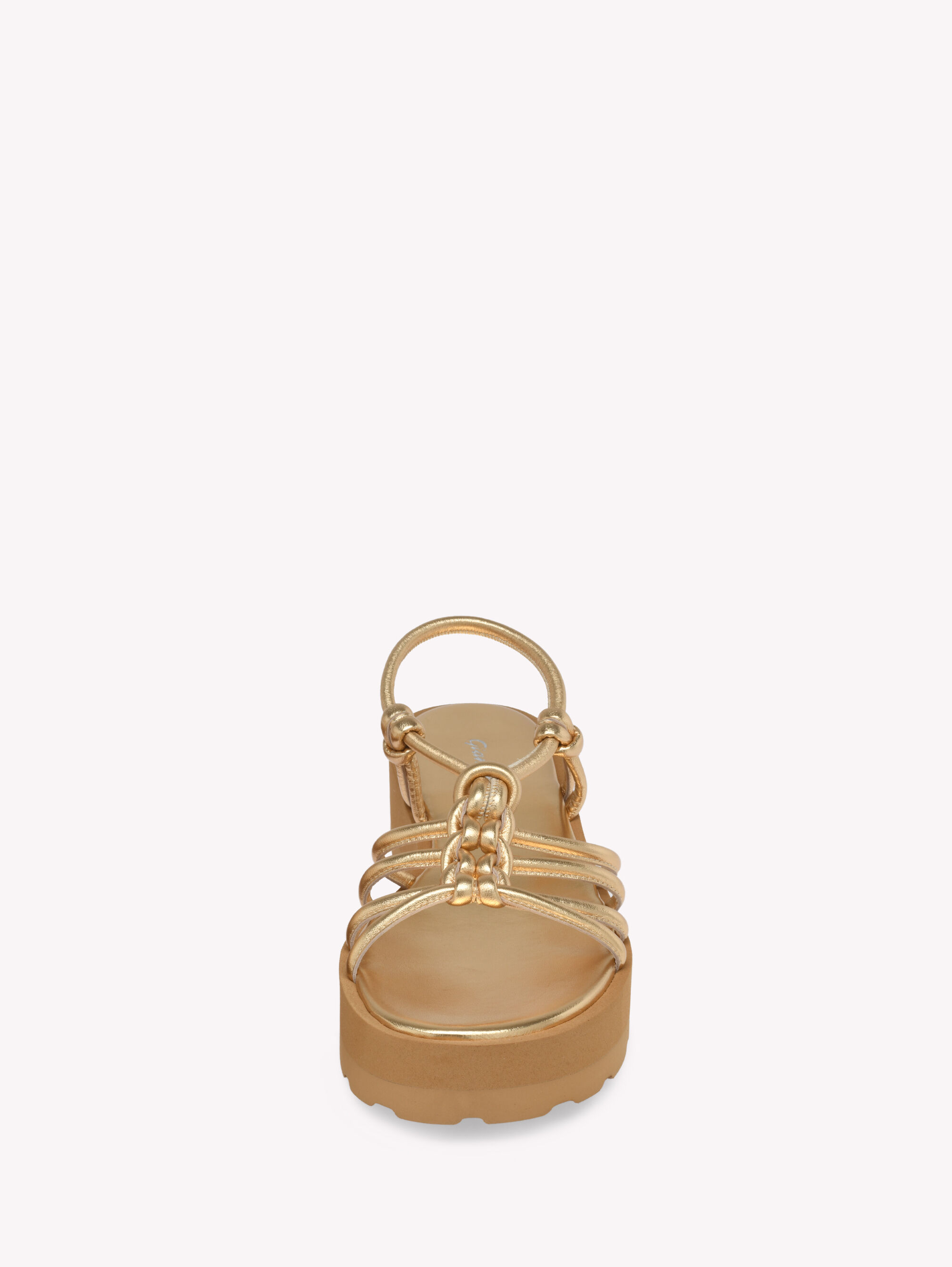 Gianvito Rossi>>Hebeプラットフォームレザーサンダル Flats HEBE | Gianvito Rossi
