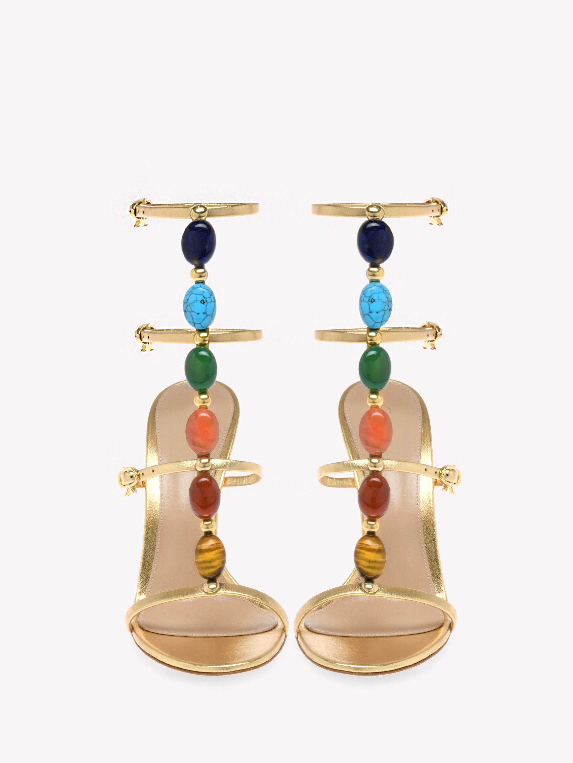 Sandals and Mules SHANTI Gold | Gianvito Rossi