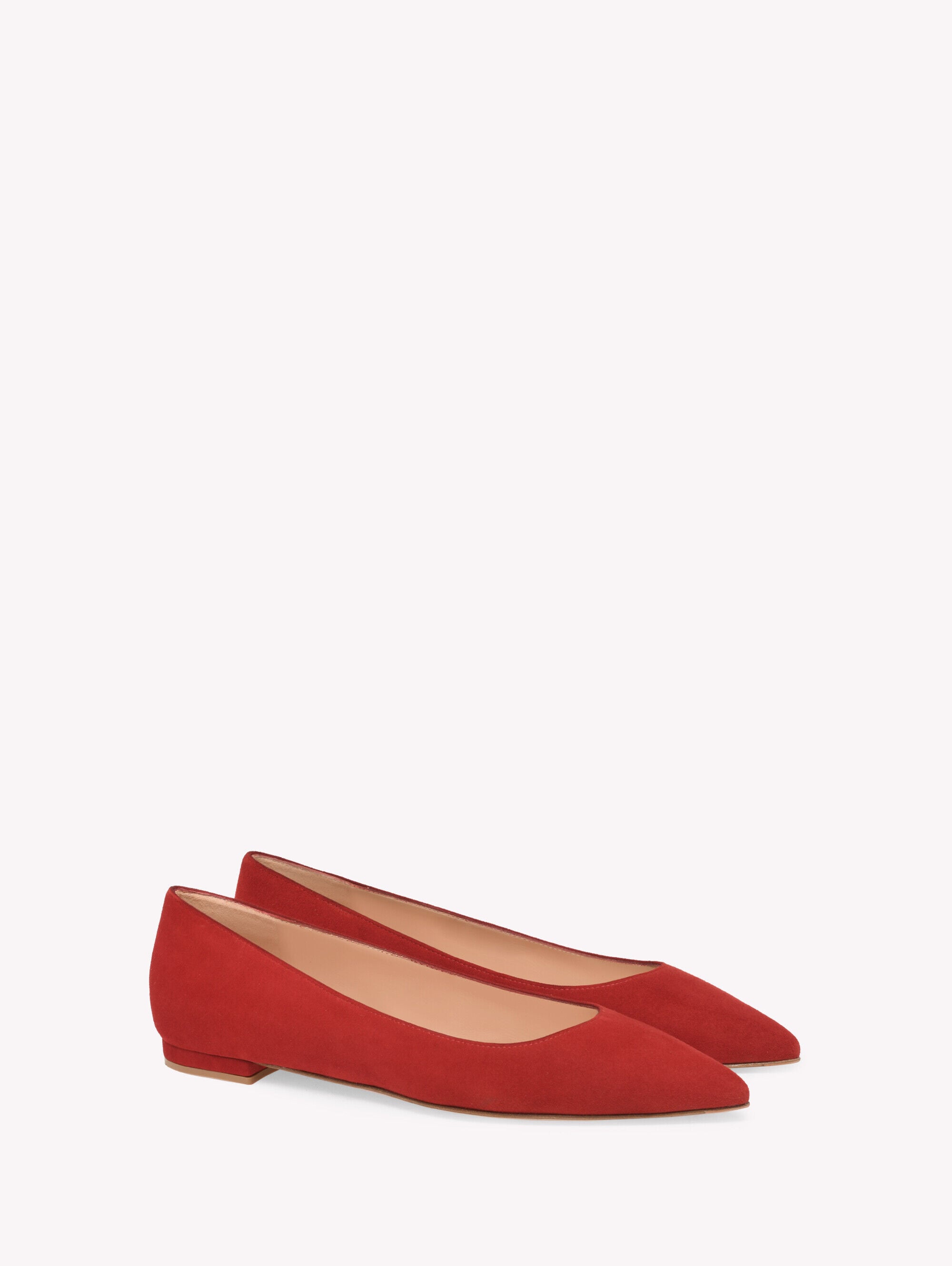 gianvito rossi スリッポン 37 1/2 Loafers and Ballerinas GIANVITO FLAT RED | Gianvito Rossi