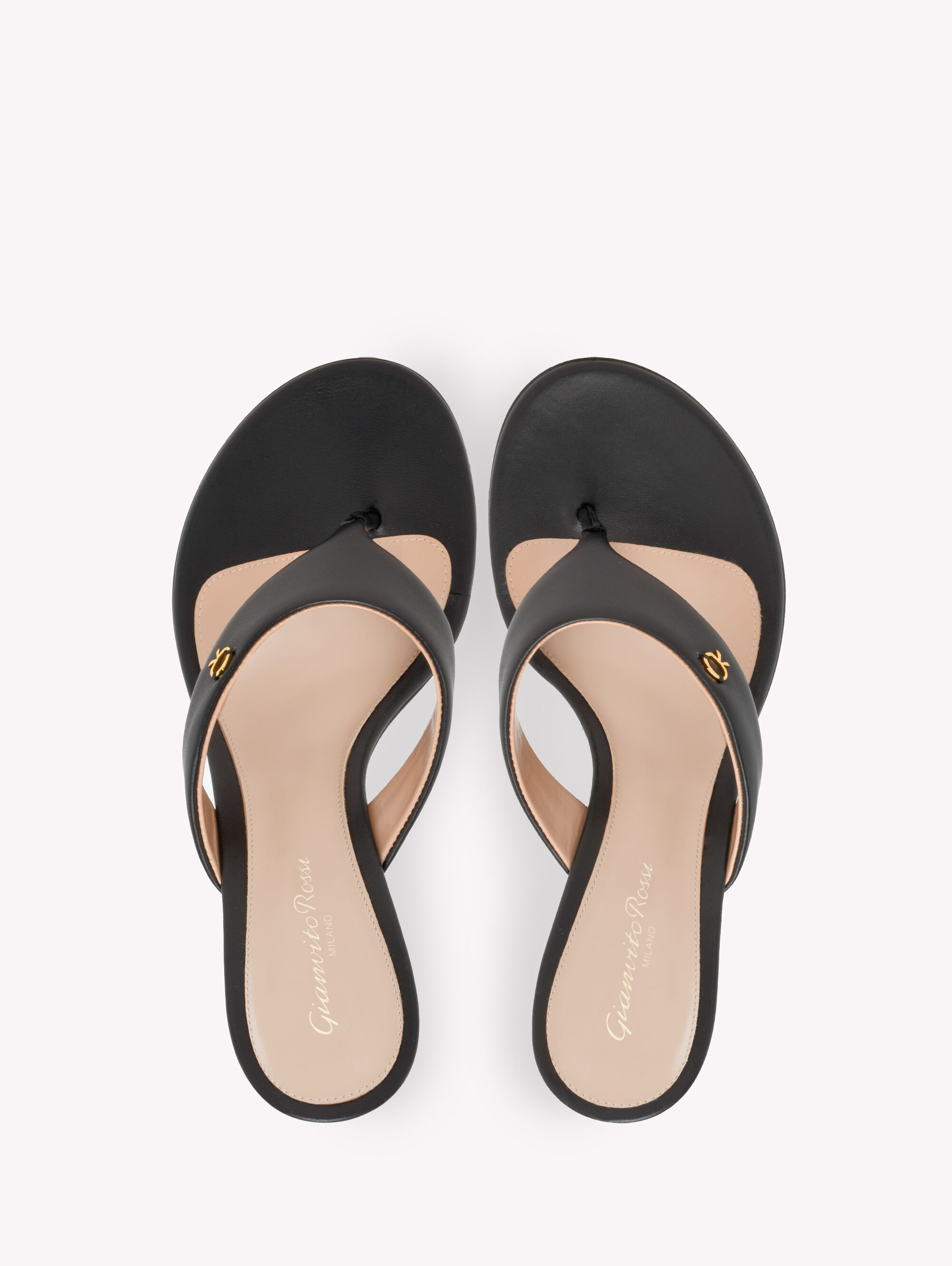 【送料&関税込】Gianvito Rossi Mule ascent Ascent 55 leather mules in gold - Gianvito Rossi | Mytheresa