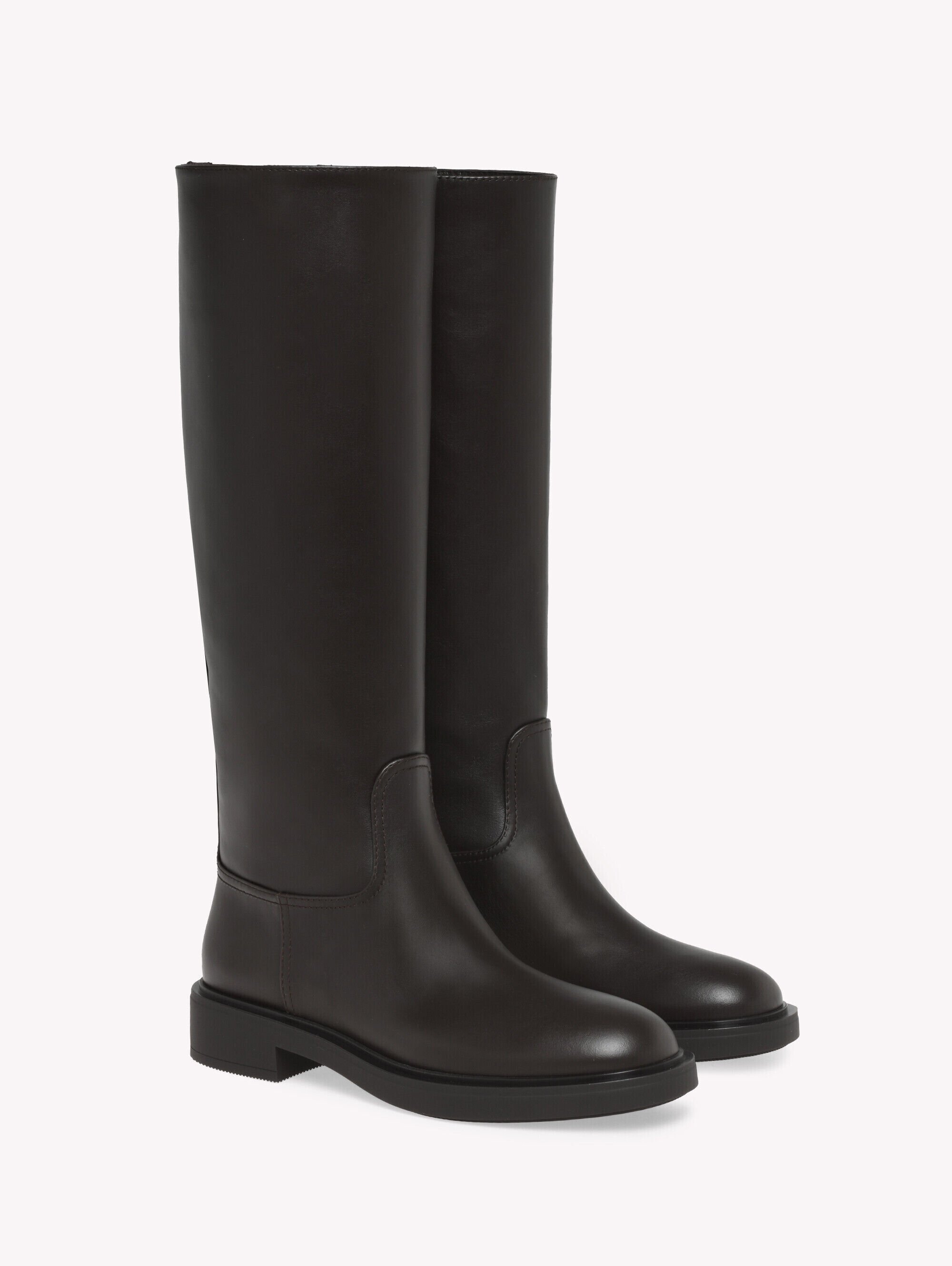 GIANVITO ROSSI ストレッチナッパ素材ブーツ　定価16-18万 Boots ASCOTT BROWN | Gianvito Rossi