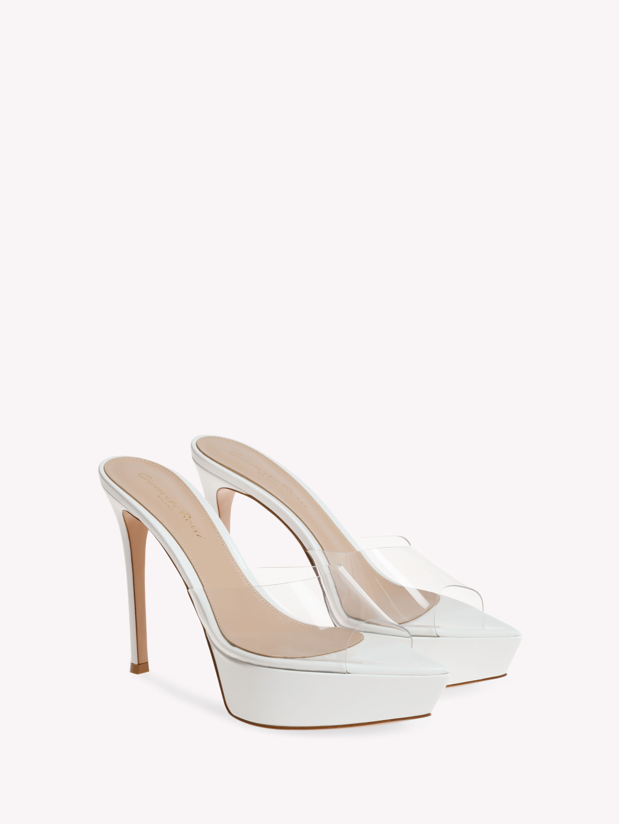 ✨新品未使用✨ Gianvito Rossi 24cm pvc クリア フラット 靴 