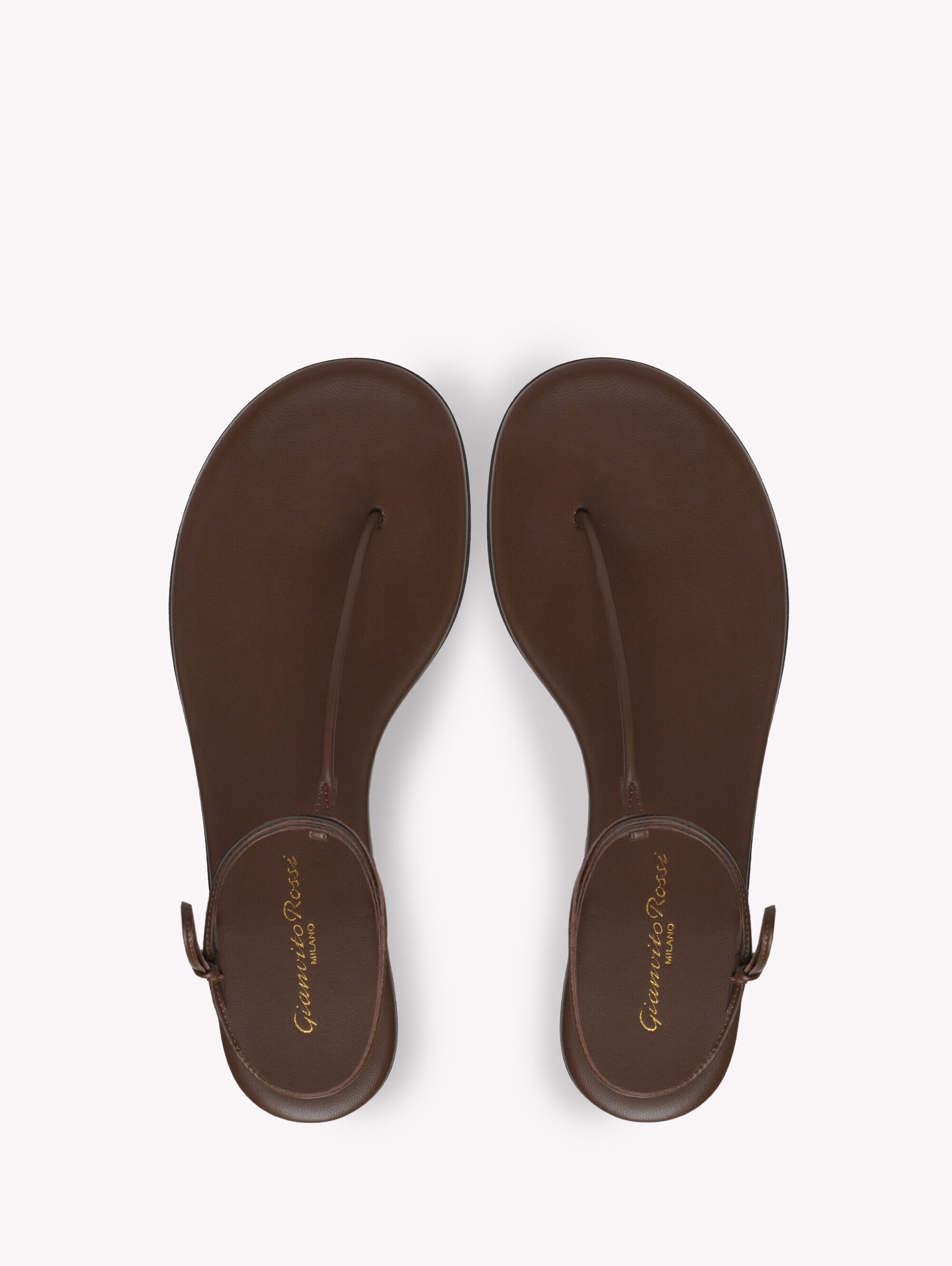Gianvito Rossi サンダル 36 Flats GWYNETH FLAT BROWN | Gianvito Rossi