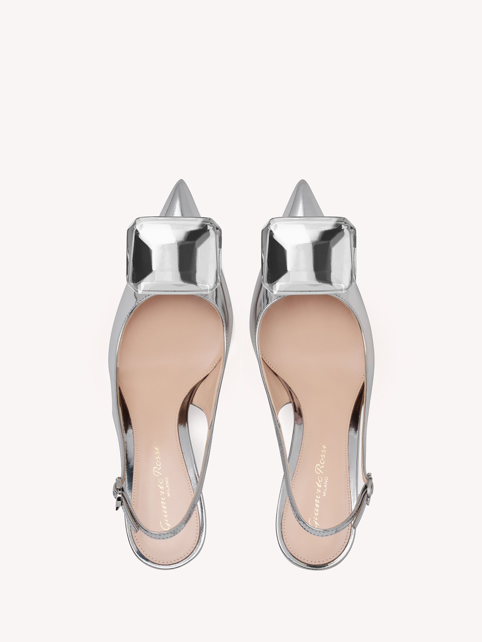 Slingback JAIPUR SLING SILVER | Gianvito Rossi
