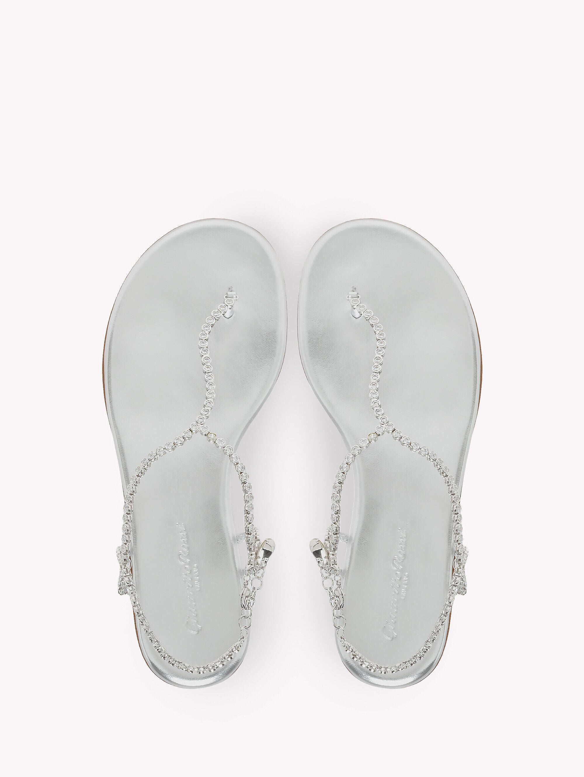 Woman ETERNITY THONG SILVER | Gianvito Rossi