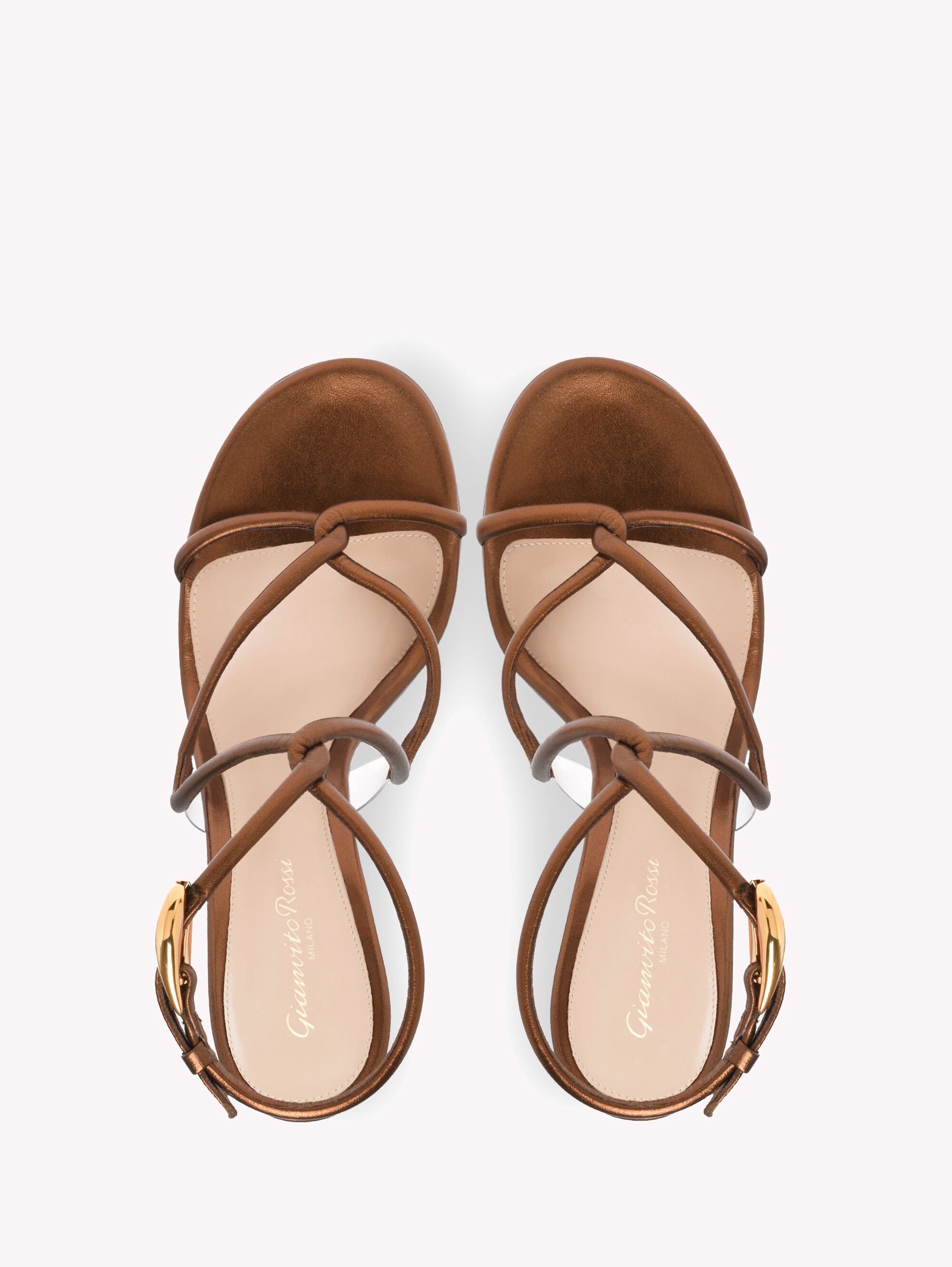 Sandals and Mules JUNGLE MAMBA BROWN | Gianvito Rossi