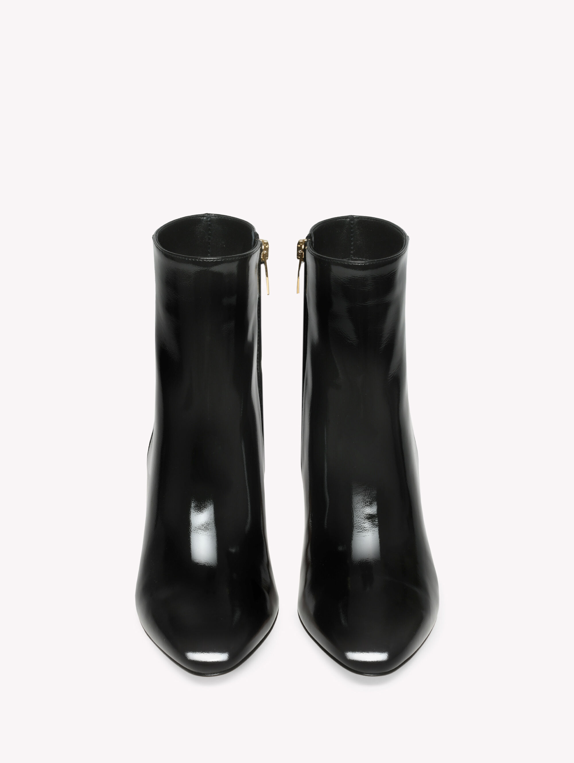 Gianvito Rossi ブラックオープントゥヒール　ブーティ ラグジュアリーなレディース用ブーティ＆アンクルブーツ