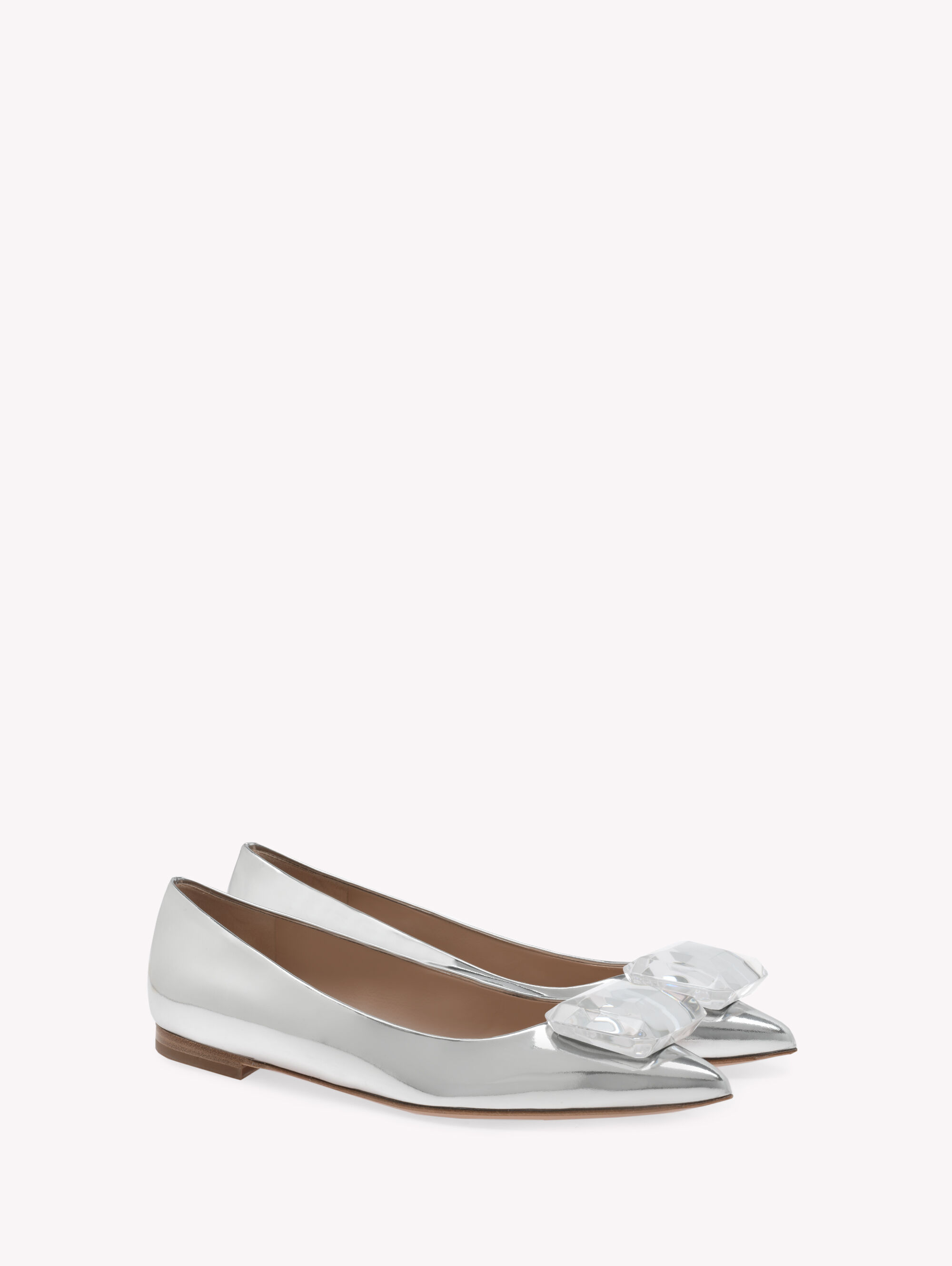 Gianvrto Rossi // ビジューフラット、JAIPUR シルバー Gianvito Rossi