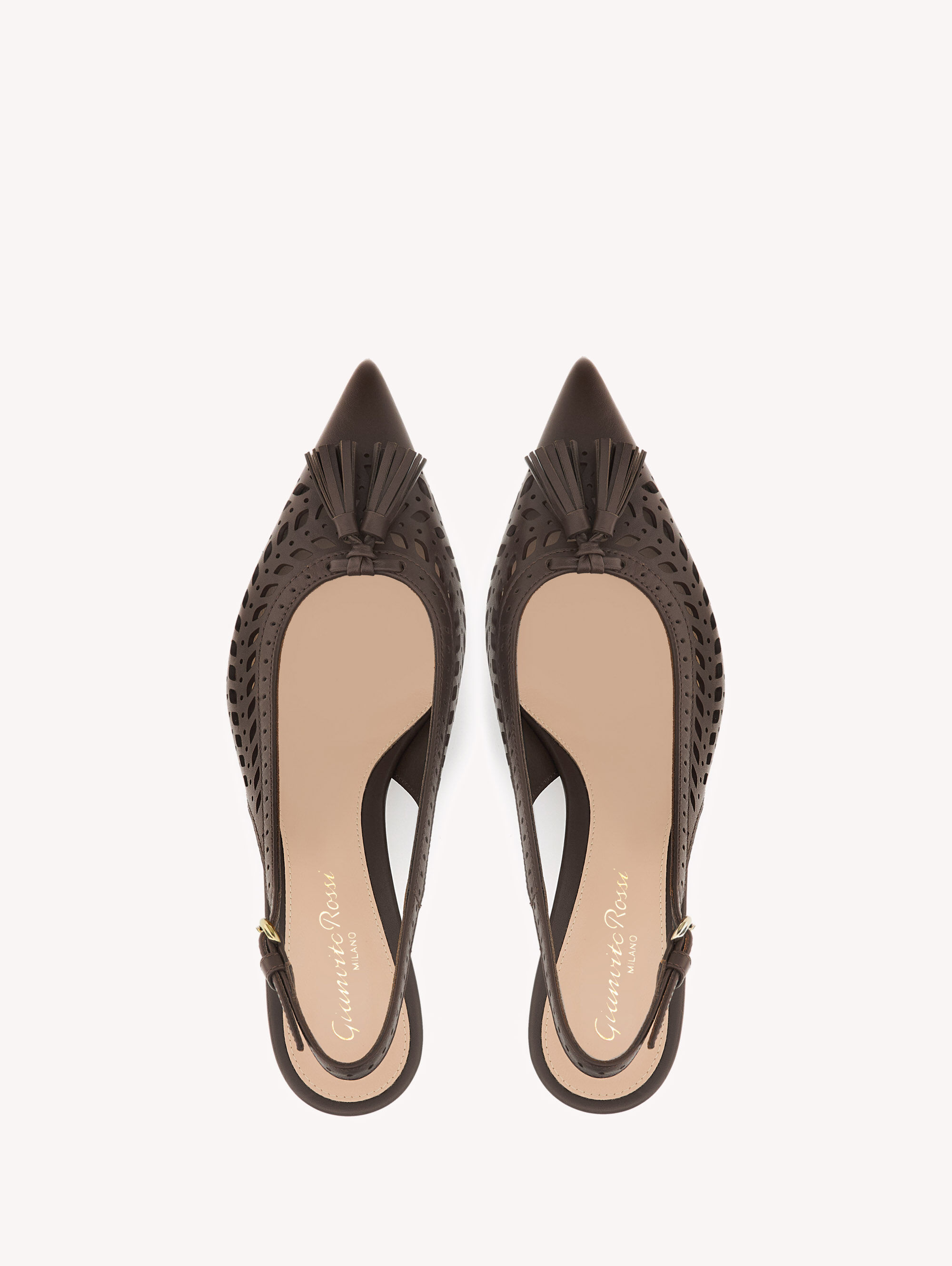 ラグジュアリーなレディース用スリングバックパンプス | Gianvito Rossi