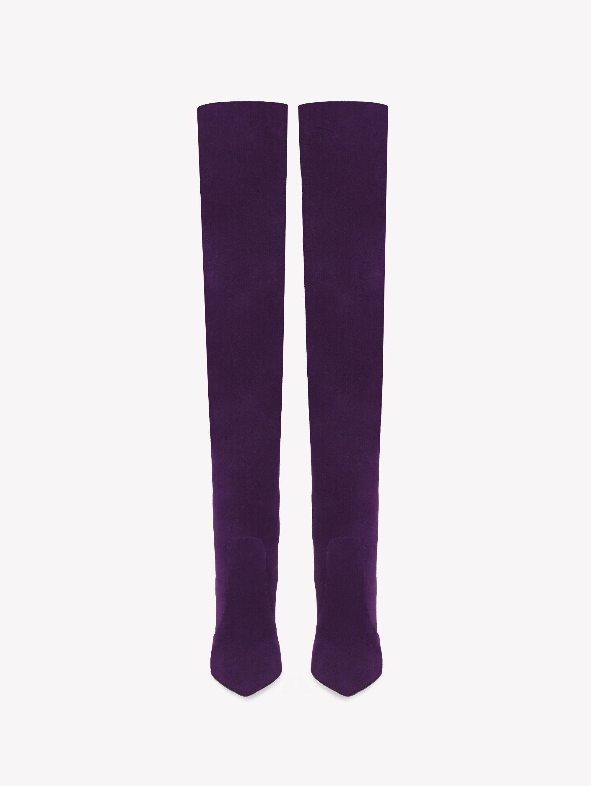 Gianvito Rossi ワインレッド スエード ブーティ 36 ドゥロワー