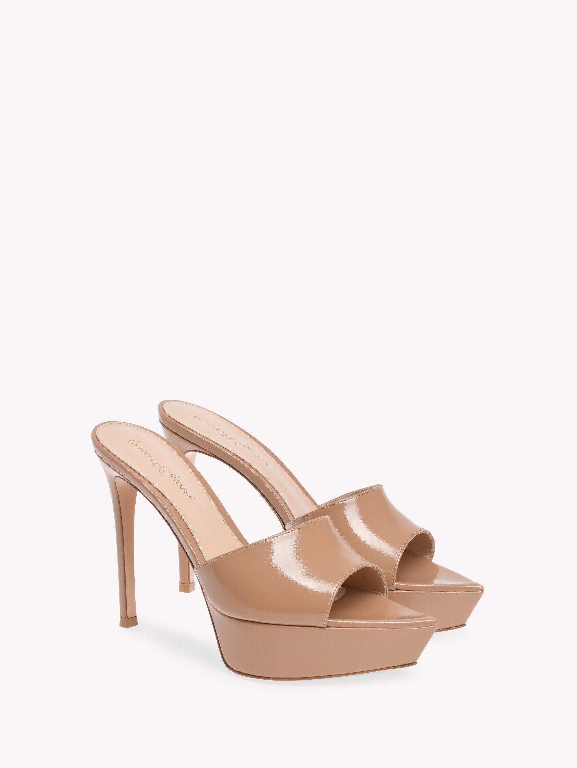 Platforms DASHA MULE PINK | Gianvito Rossi
