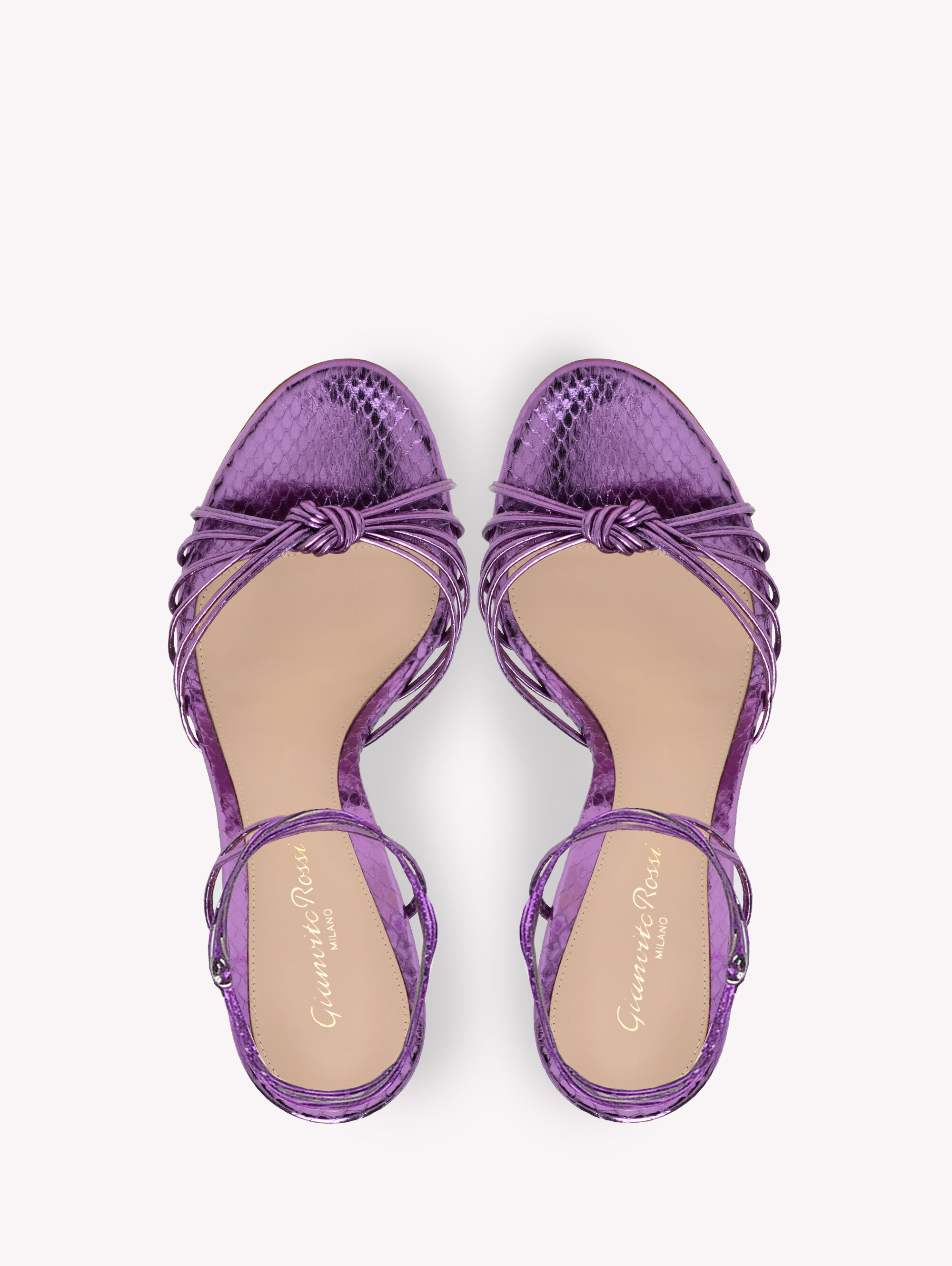Sandals and Mules MALÉ PURPLE | Gianvito Rossi