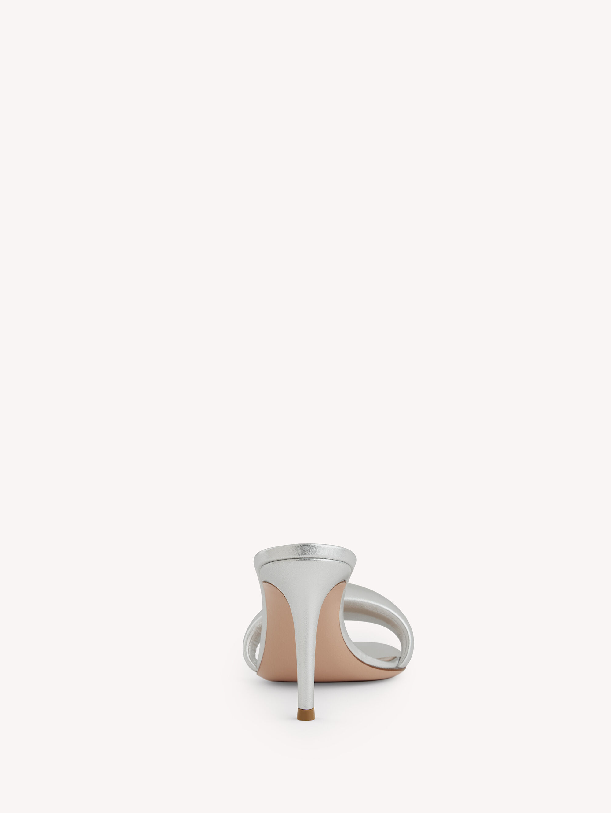 Gianvito rossi white mules on sale