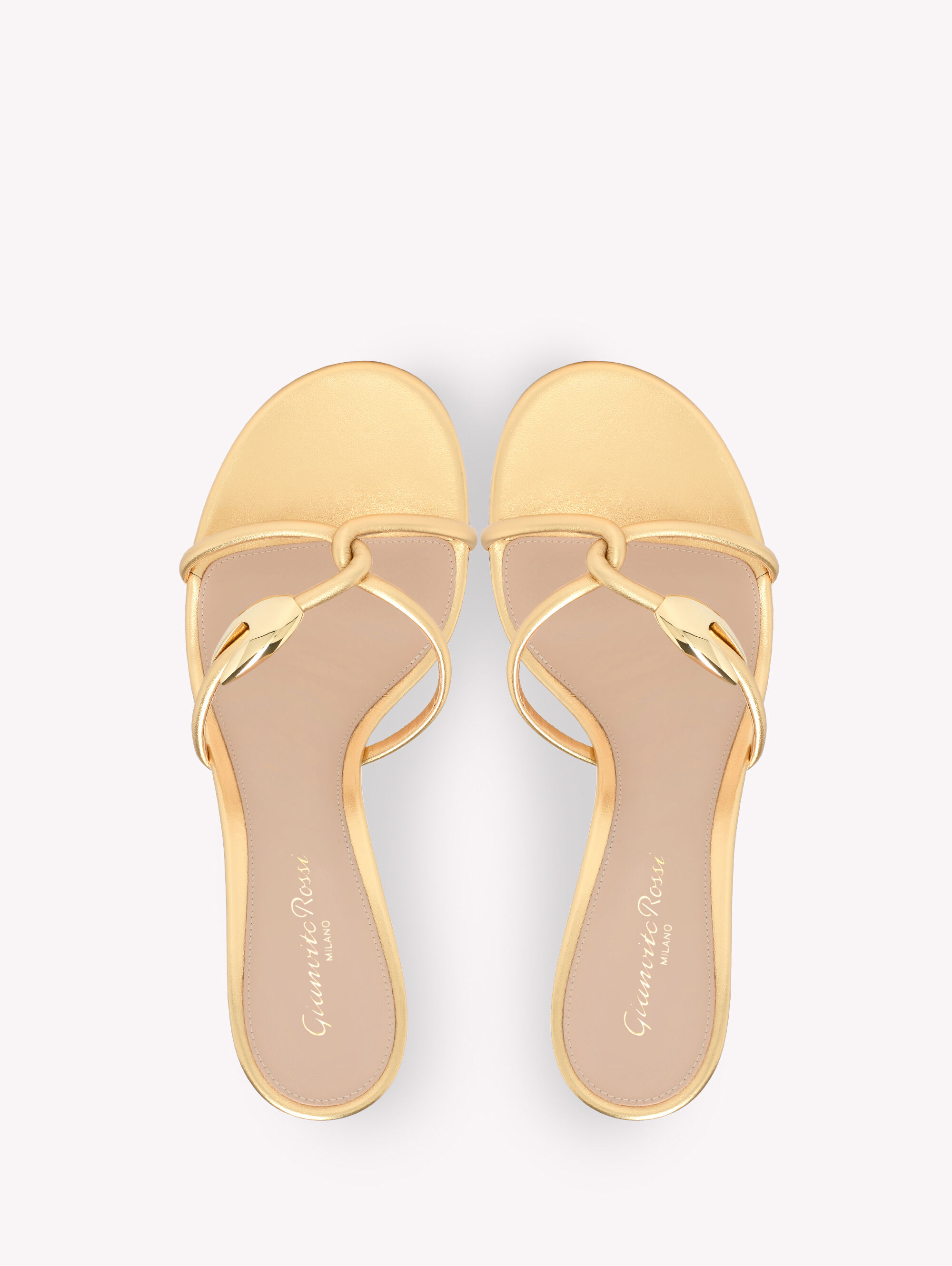 Woman JUNGLE MAMBA MULE GOLD | Gianvito Rossi