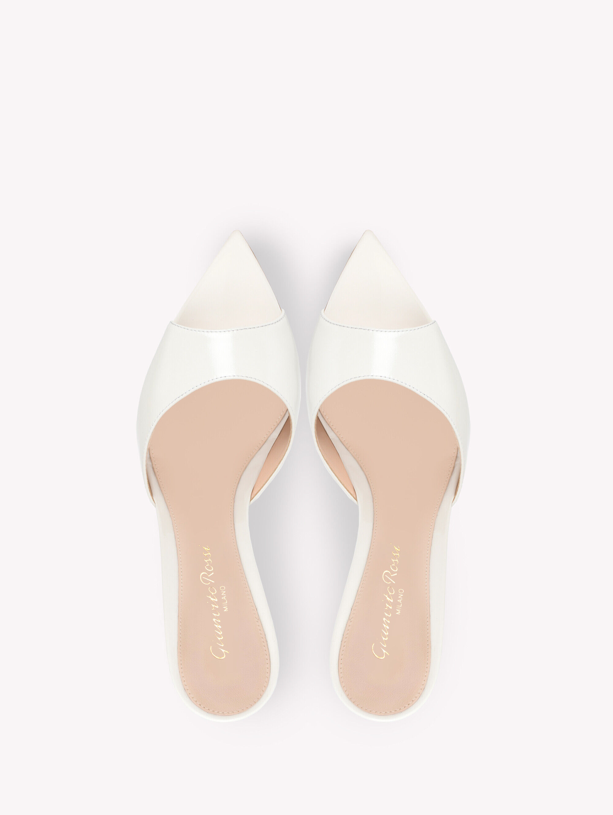 Sandals and Mules ELLE 85 WHITE | Gianvito Rossi