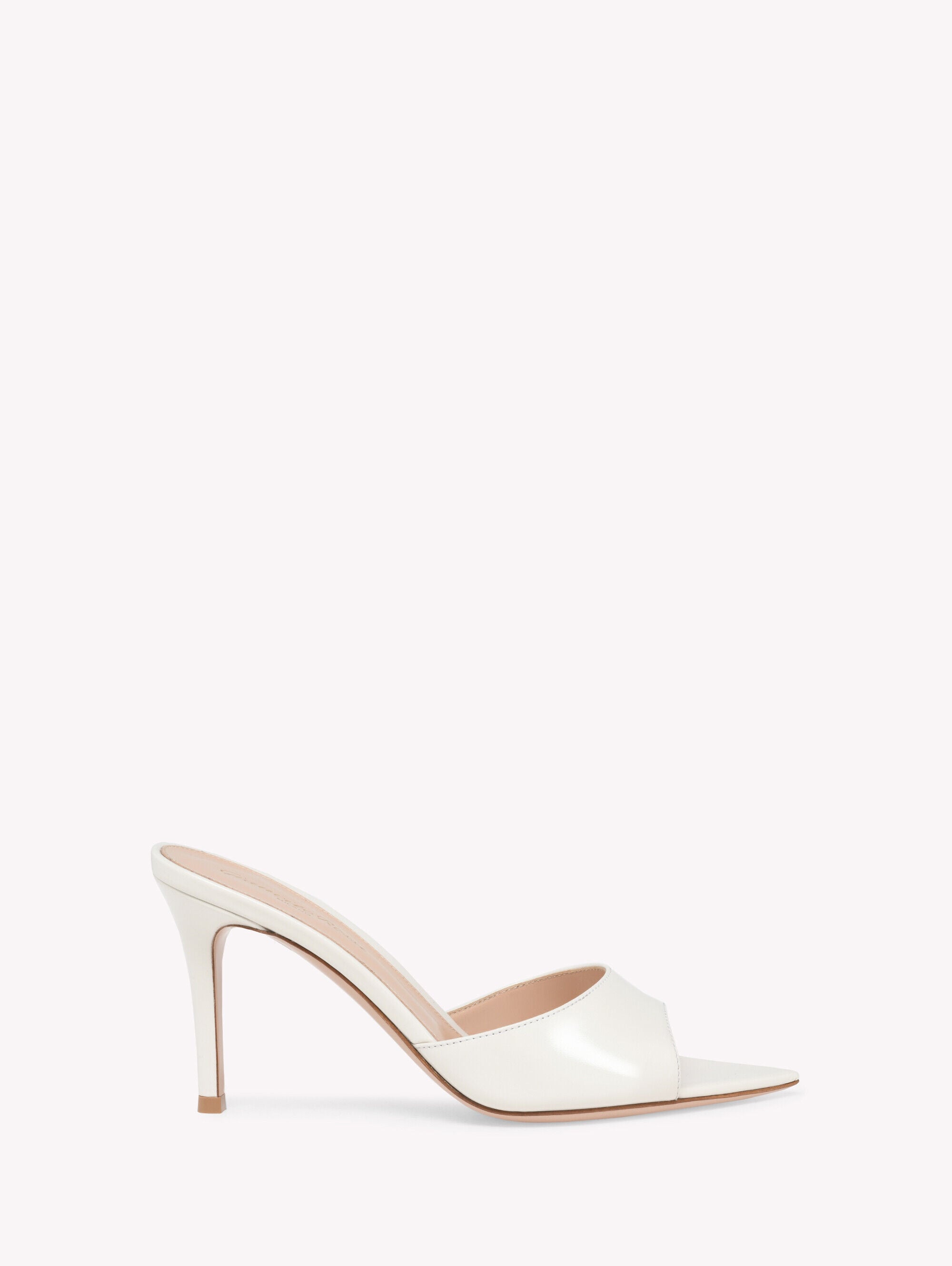 Sandals and Mules ELLE 85 WHITE | Gianvito Rossi
