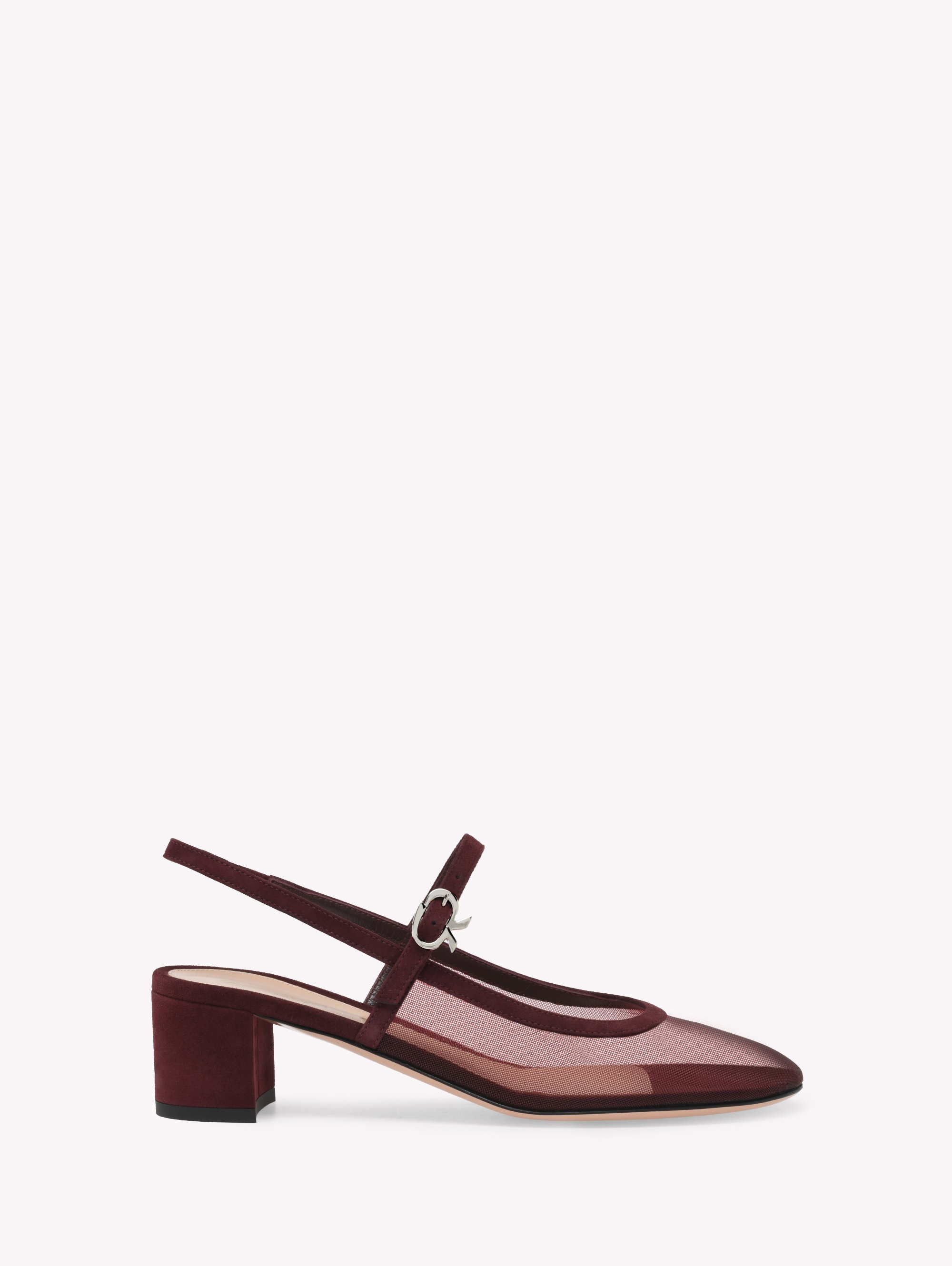 【Gotexve】Rondine Burgundy 左右反転 Slingback FRANCOISE | Gianvito Rossi