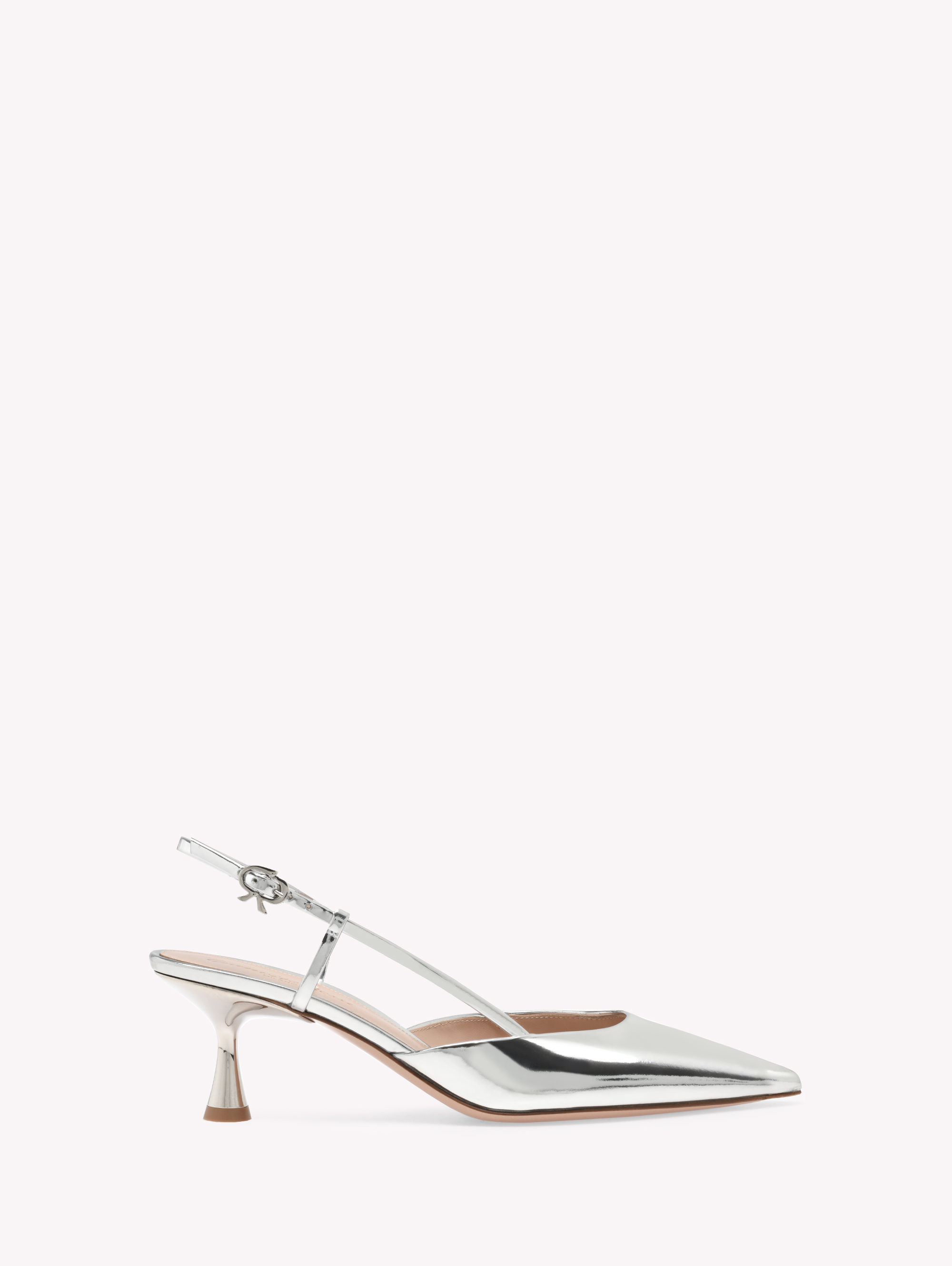 Shop Gianvito Rossi Ascent 55 In Silver