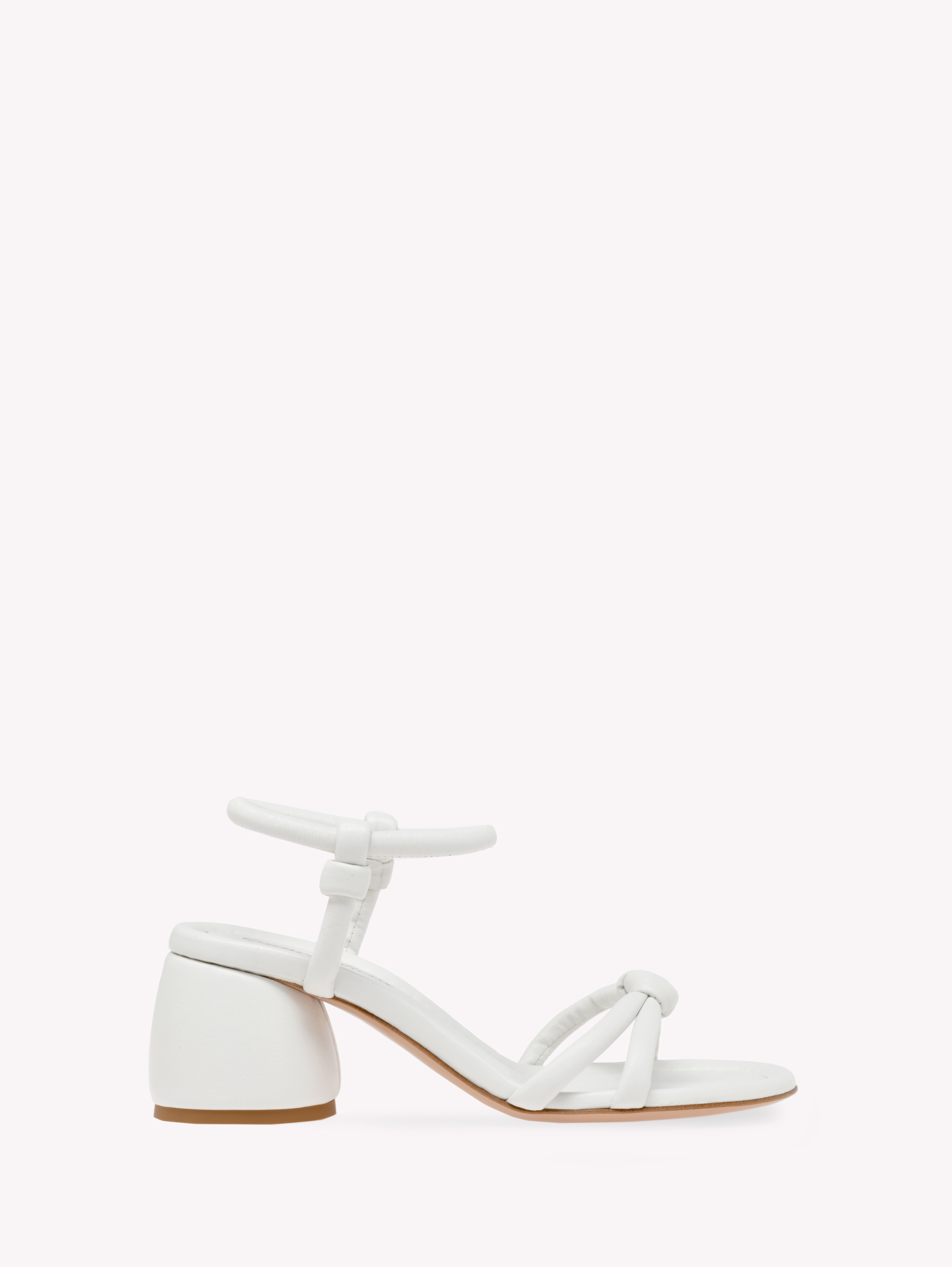Shop Gianvito Rossi Cassis In White Leather